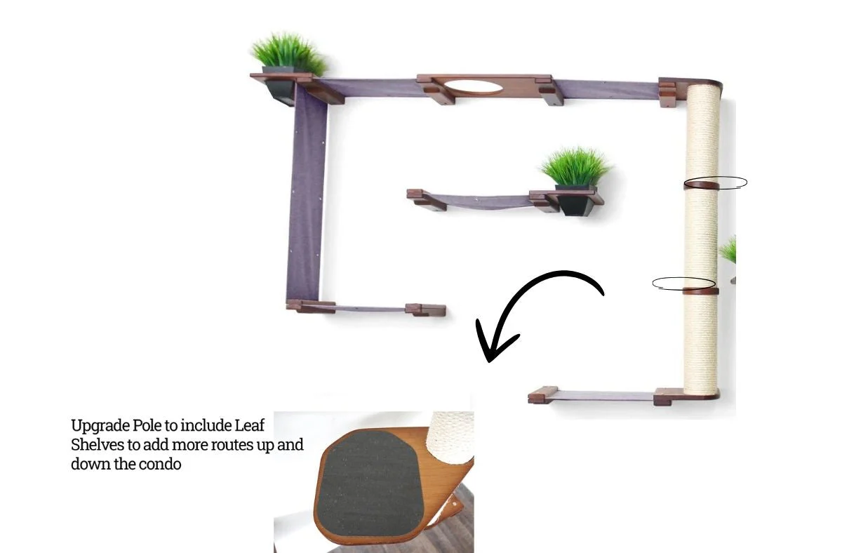 The Gardens - Modern Cat Tree with Plants - Image 29
