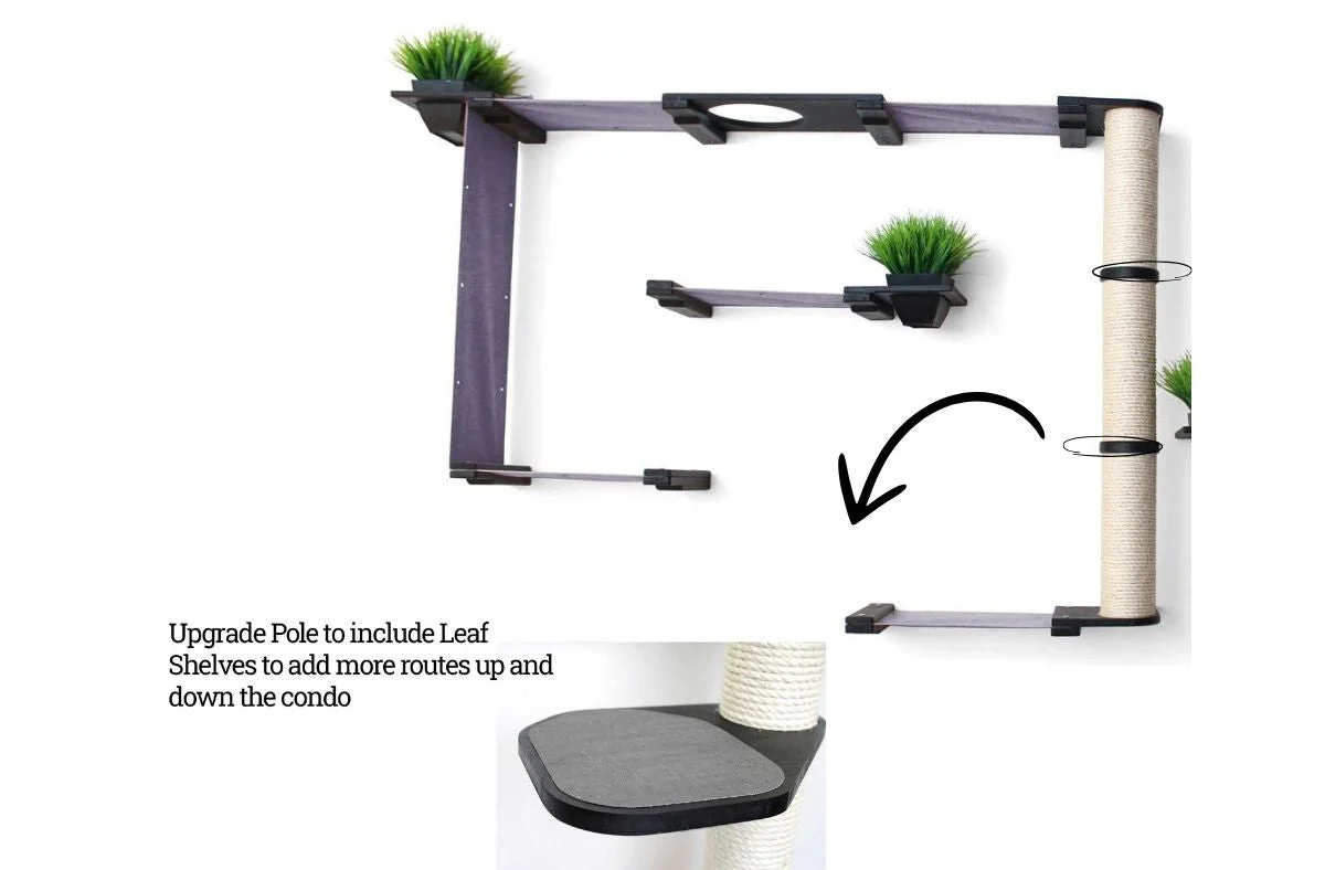 The Gardens - Modern Cat Tree with Plants - Image 32