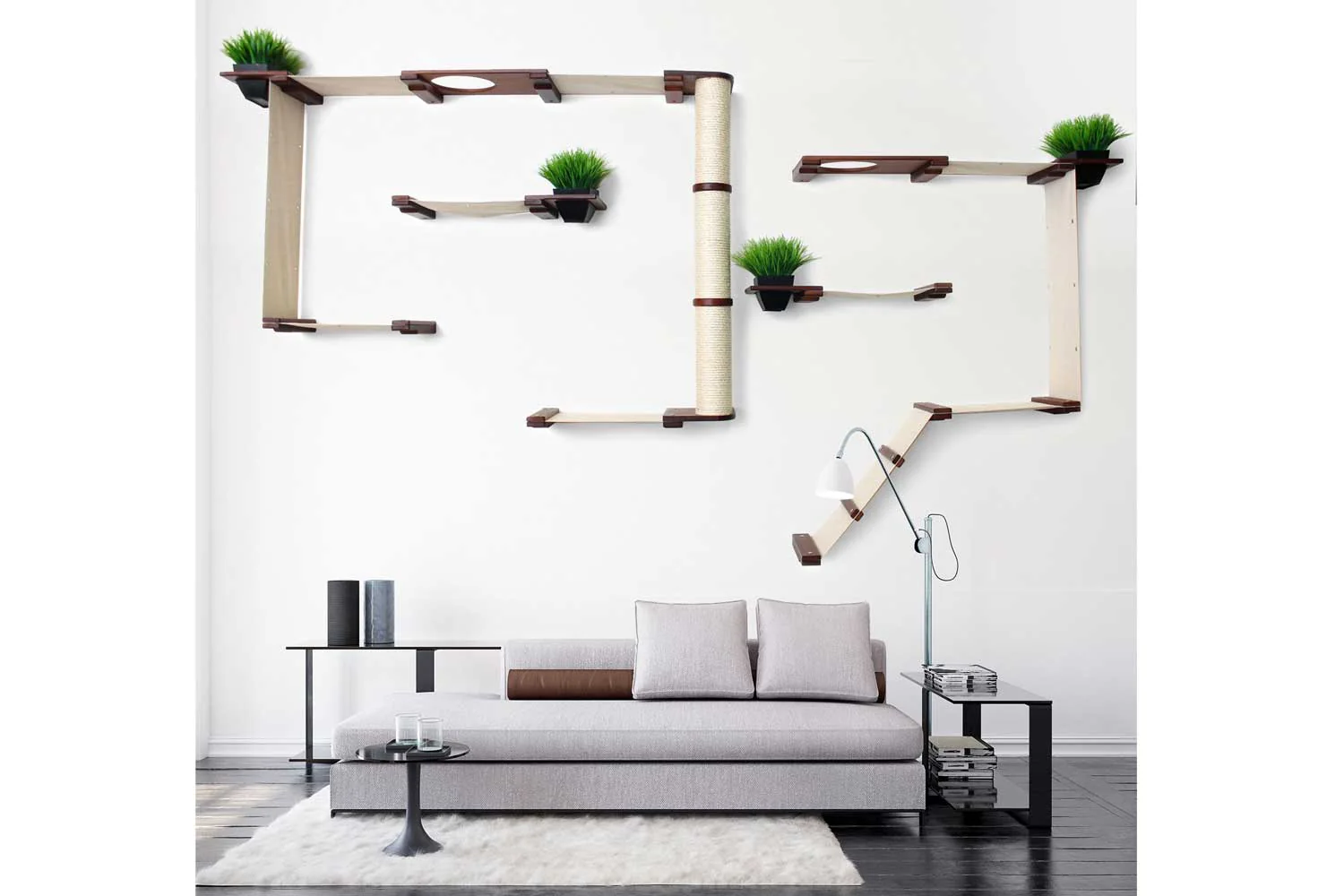 The Gardens - Modern Cat Tree with Plants - Image 35