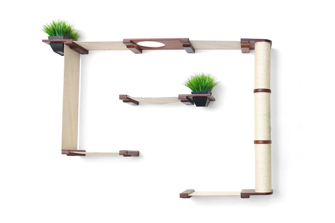 The Gardens - Modern Cat Tree with Plants - Image 9