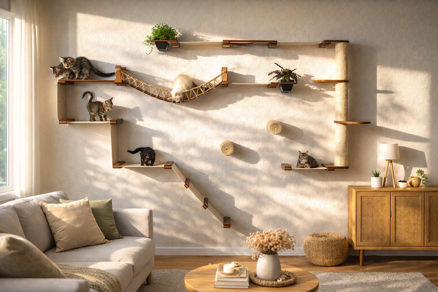 The Juggernaut - Indoor Cat Playground for Wall - Image 4