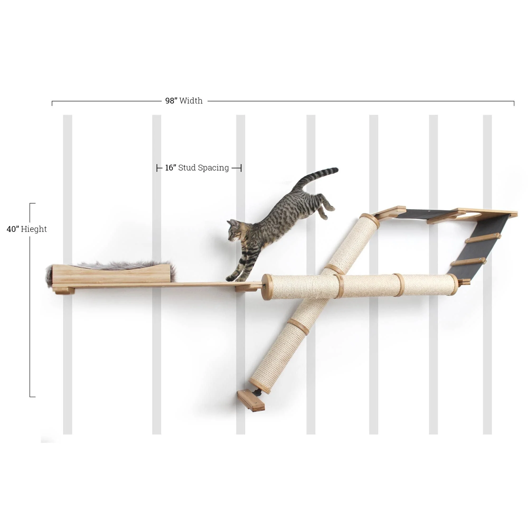 The Plateau - Horizontal Cat Scratcher Bed Set - Image 5