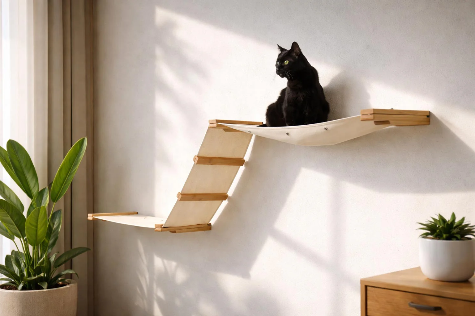 The Raceway - Wall Mounted Cat Hammock