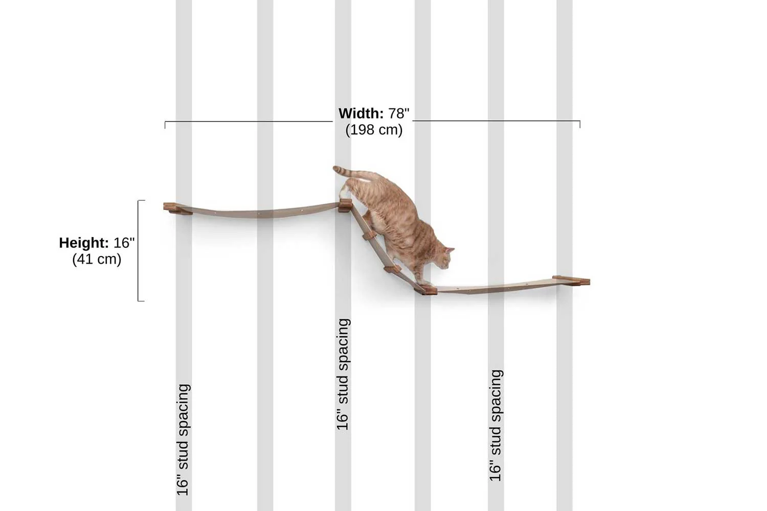 The Raceway - Wall Mounted Cat Hammock - Image 4