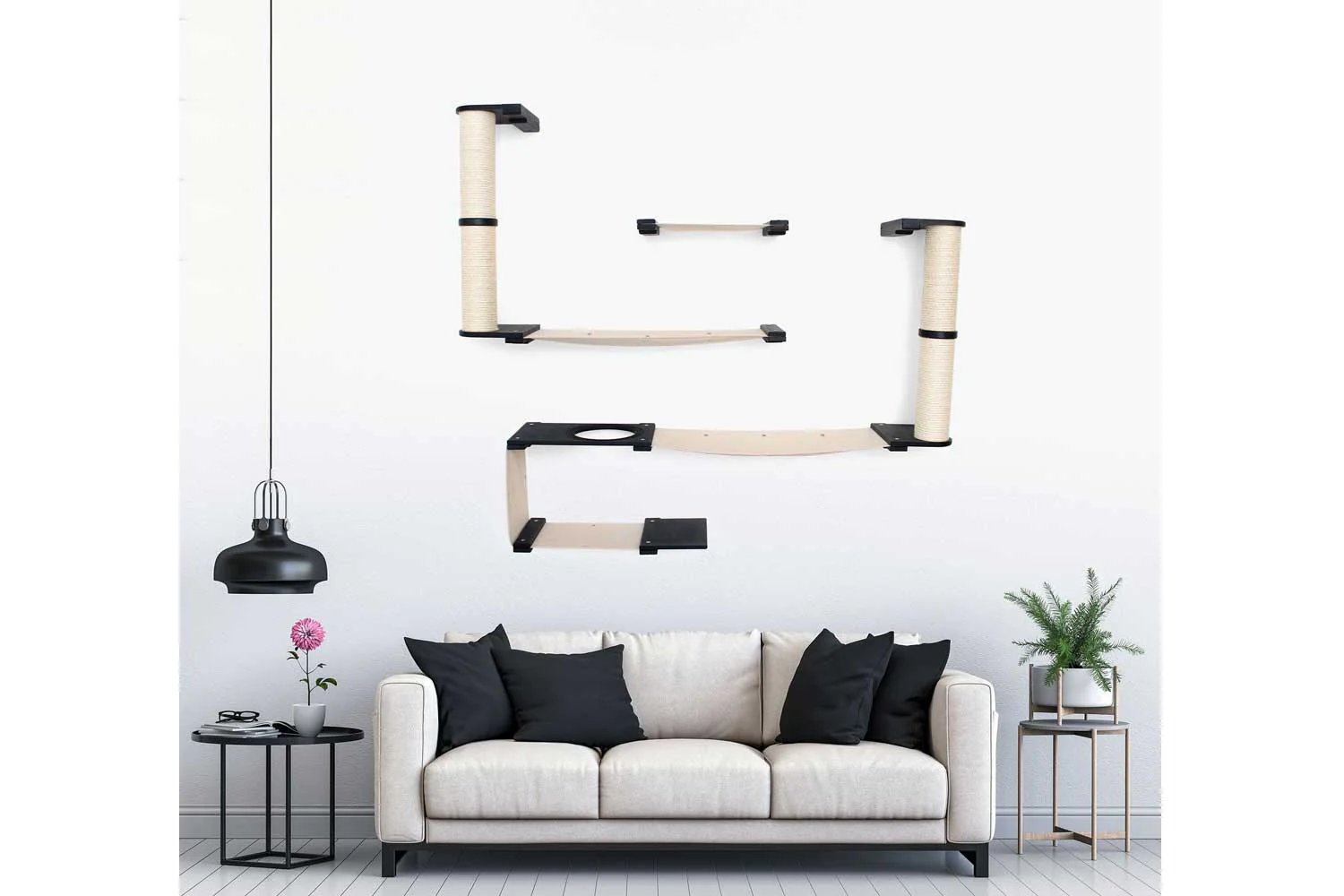 The Roman - A Wall Mounted Cat Scratcher Tree - Image 15