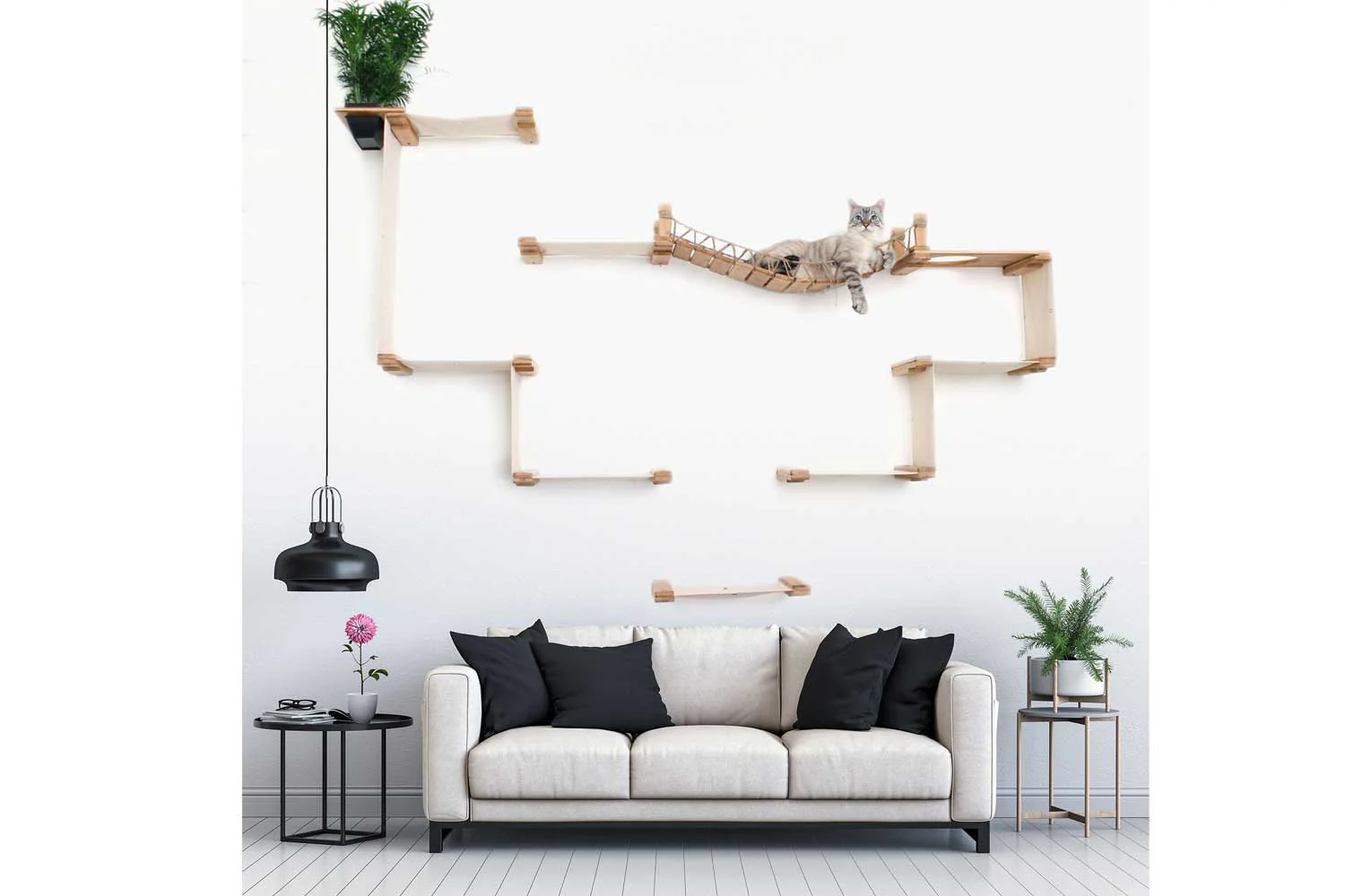 The Temple - Giant Cat Tree on Wall - Image 15