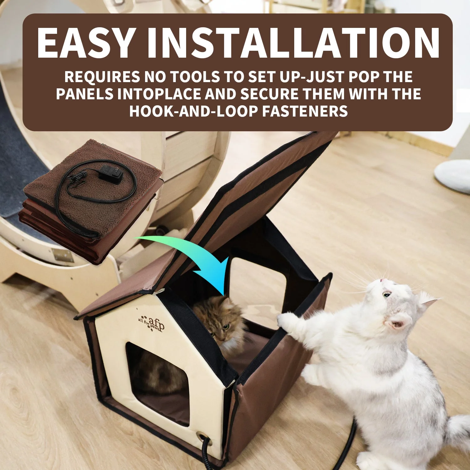Thermo Kitty Home Outdoor Heated Cat House - Image 5