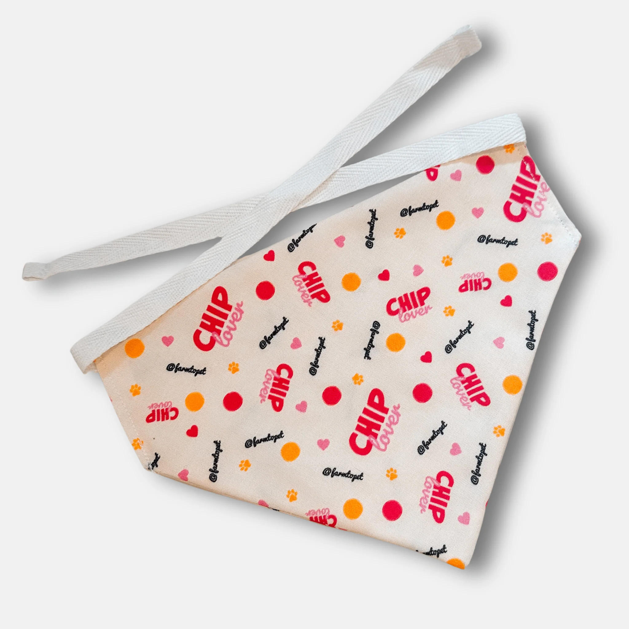 Tie-on Dog Bandana | Adjustable String-tie Bandana for Dogs and Cats - Image 5