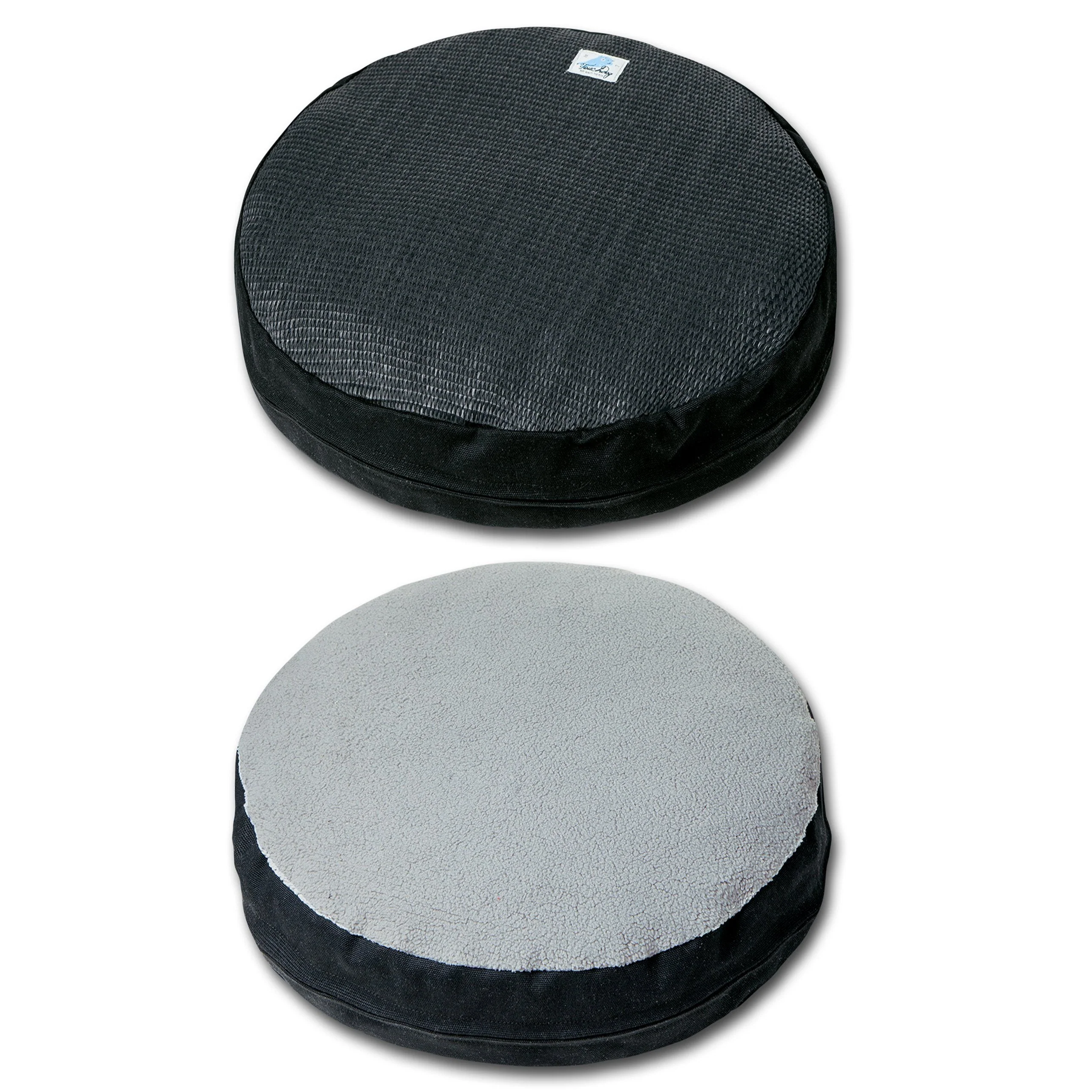 Touchcat 'Claw-ver Nest' Rounded Scratching Cat Bed w/ Teaser Toy - Image 8