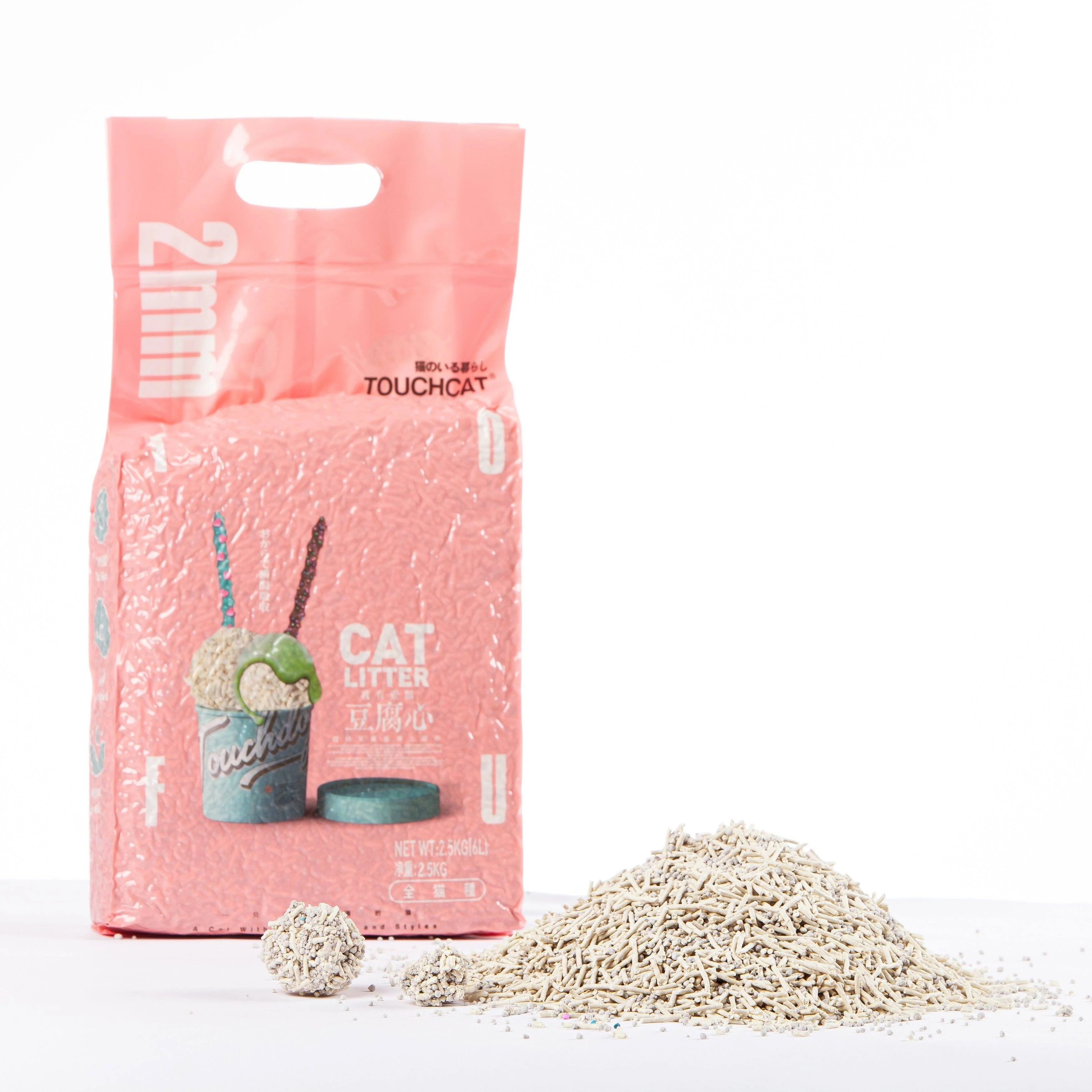 Touchcat 'Litter-ally Natural' Absorbant and Clumping Cat Litter w/ New Technology - w/ Active Carbon - Image 2