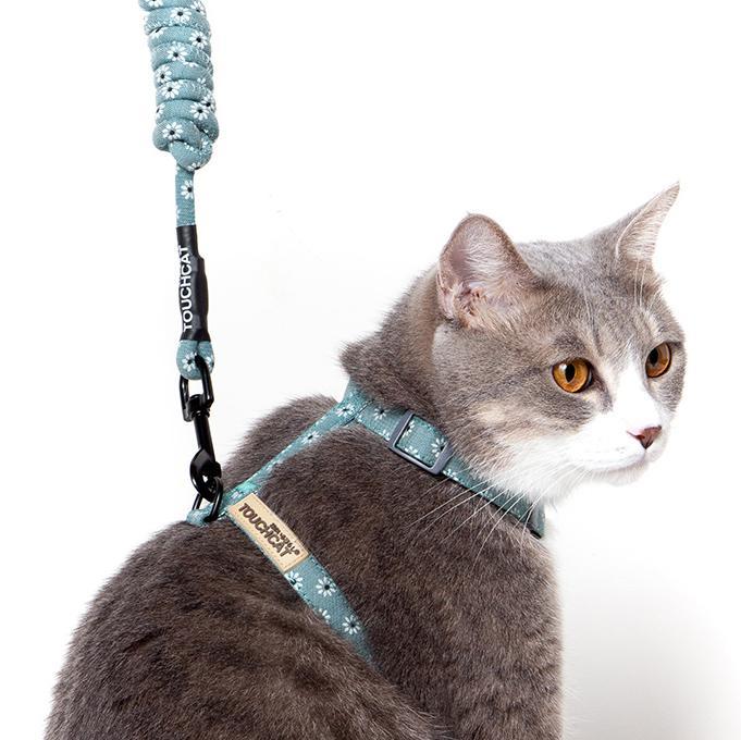 Touchcat 'Radi-Claw' Durable Cable Cat Harness and Leash Combo - Image 4