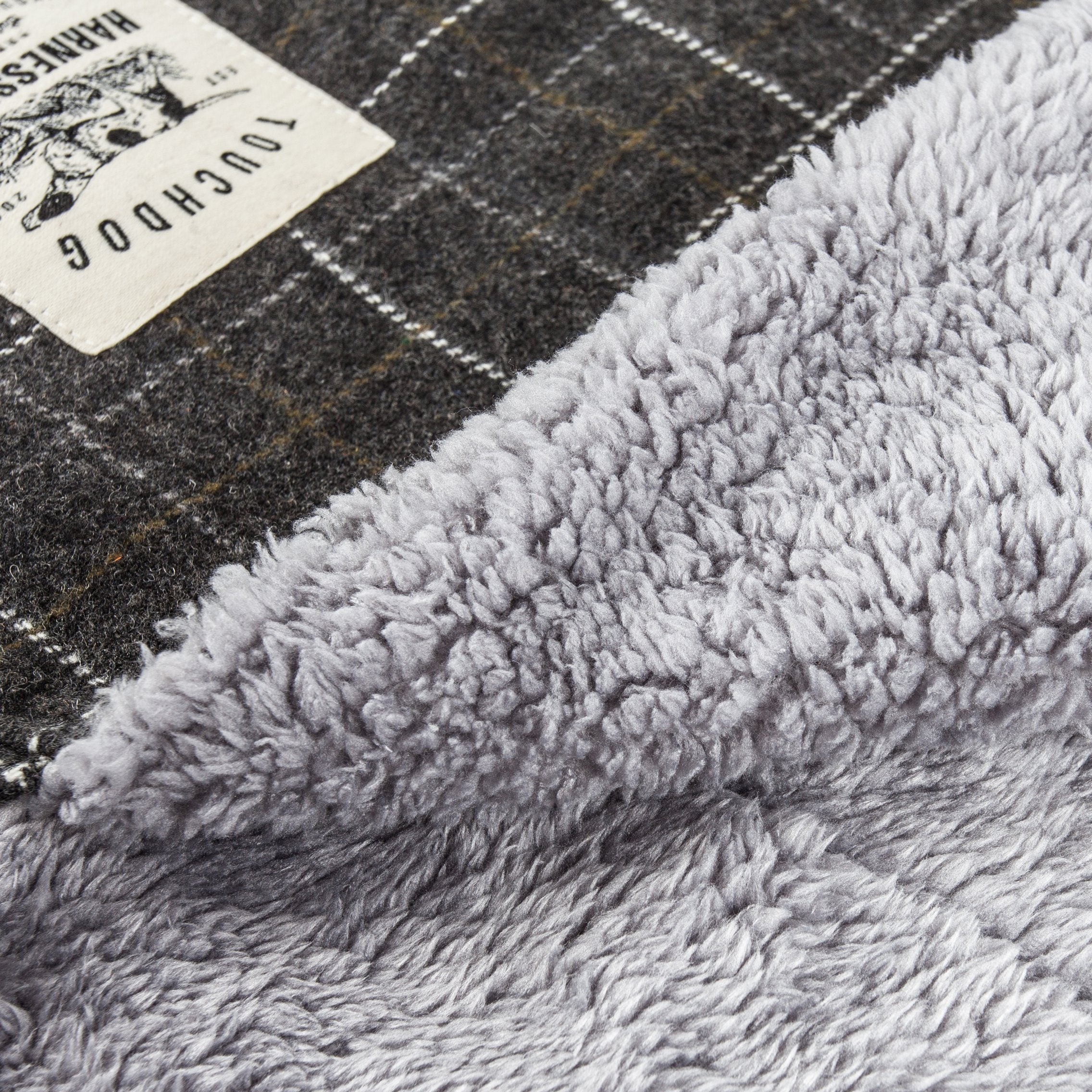 Touchdog ® 2-In-1 Windowpane Plaid Dog Jacket and Matching Reversible Dog Mat - Image 20