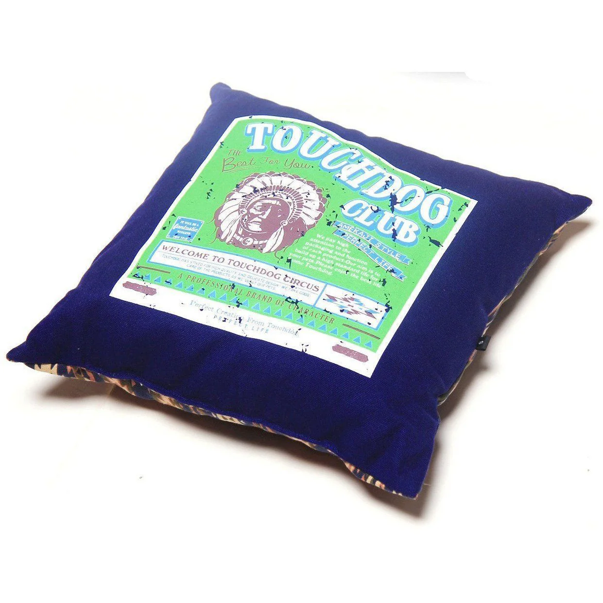 Touchdog ® '70's Vintage-Tribal' 2-in-1 Collapsible Squared Dog and Cat Bed - Image 6