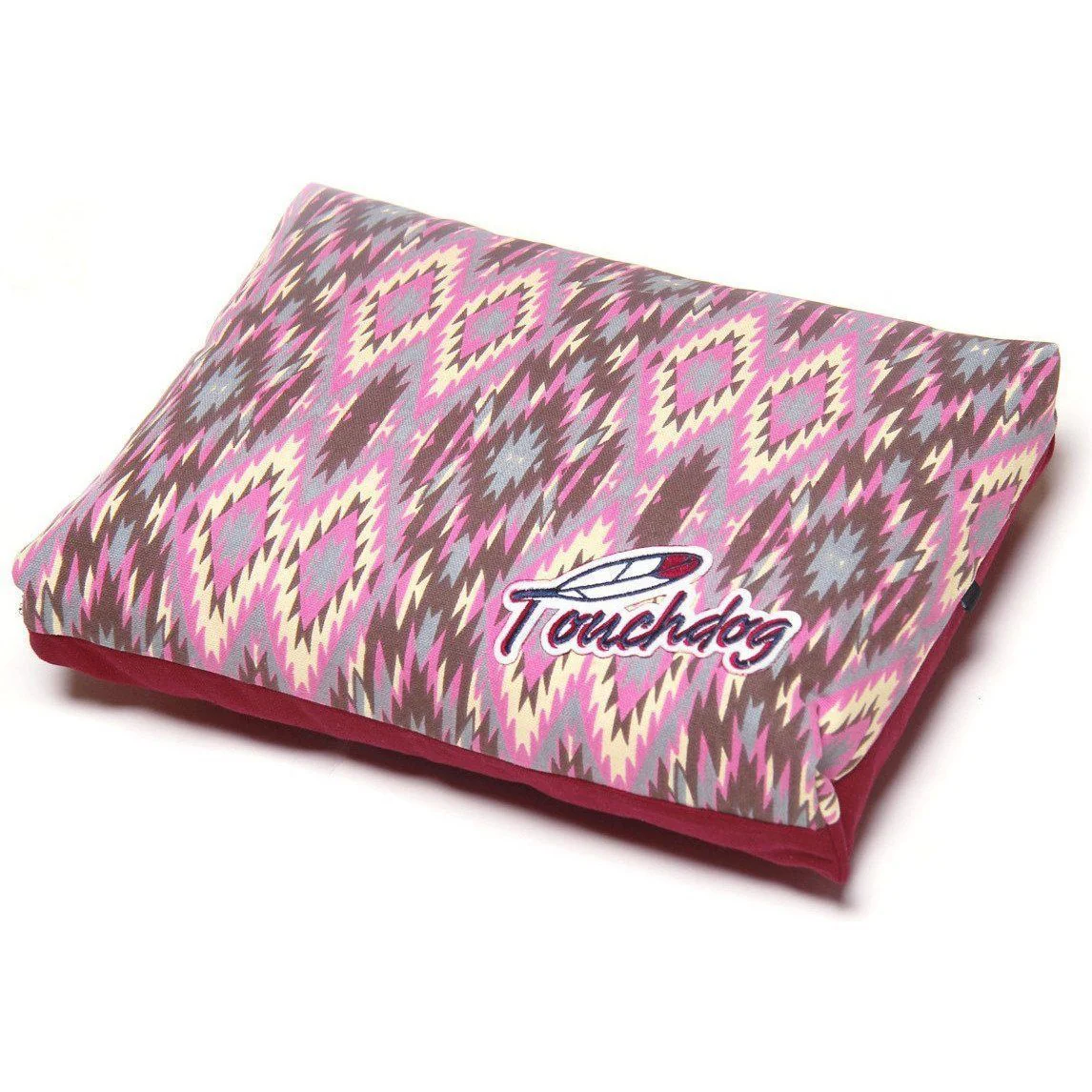 Touchdog ® '70's Vintage-Tribal' Rectangular-Boxed Designer Dog Bed - Image 3
