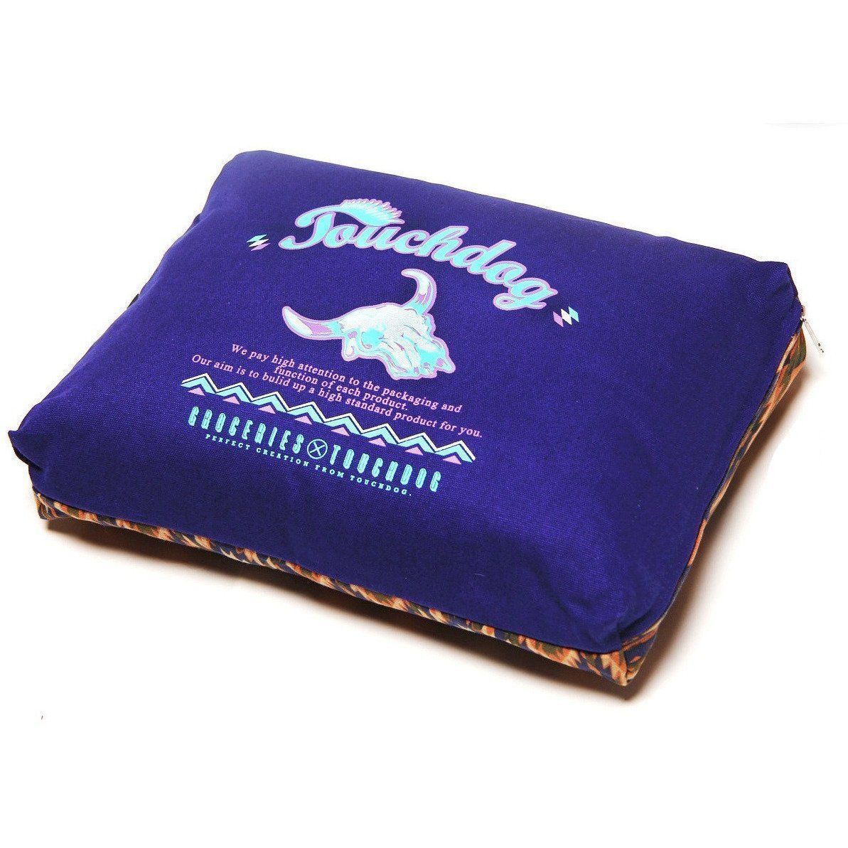 Touchdog ® '70's Vintage-Tribal' Rectangular-Boxed Designer Dog Bed - Image 6