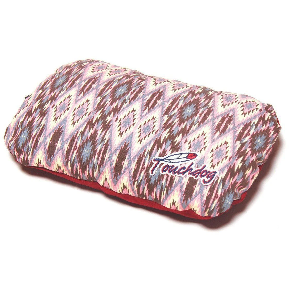 Touchdog ® '70's Vintage-Tribal' Ultra-Plush Rectangular Rounded Dog Bed - Image 3