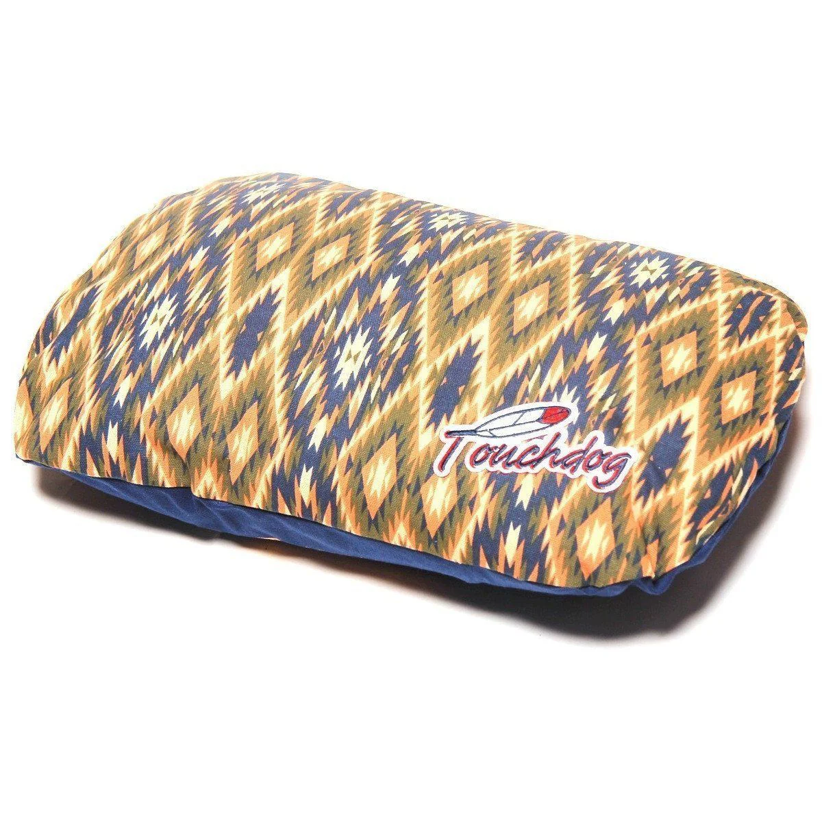 Touchdog ® '70's Vintage-Tribal' Ultra-Plush Rectangular Rounded Dog Bed - Image 7