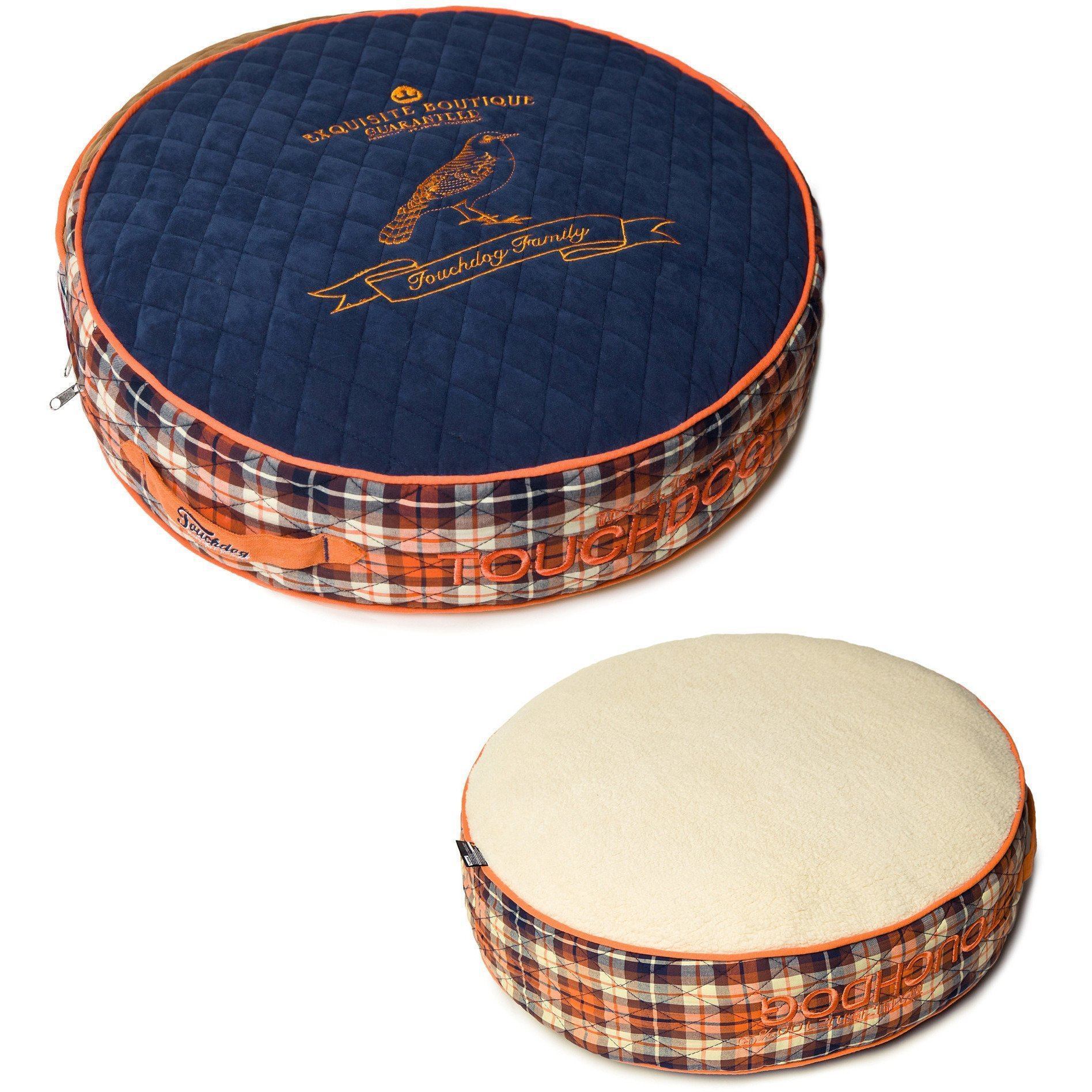 Touchdog ® 'Bark-Royale' Quilted and Raised Premium Rounded Designer Dog Bed - Image 2
