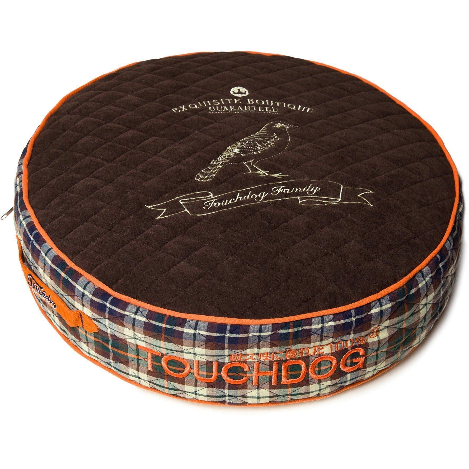 Touchdog ® 'Bark-Royale' Quilted and Raised Premium Rounded Designer Dog Bed - Image 5