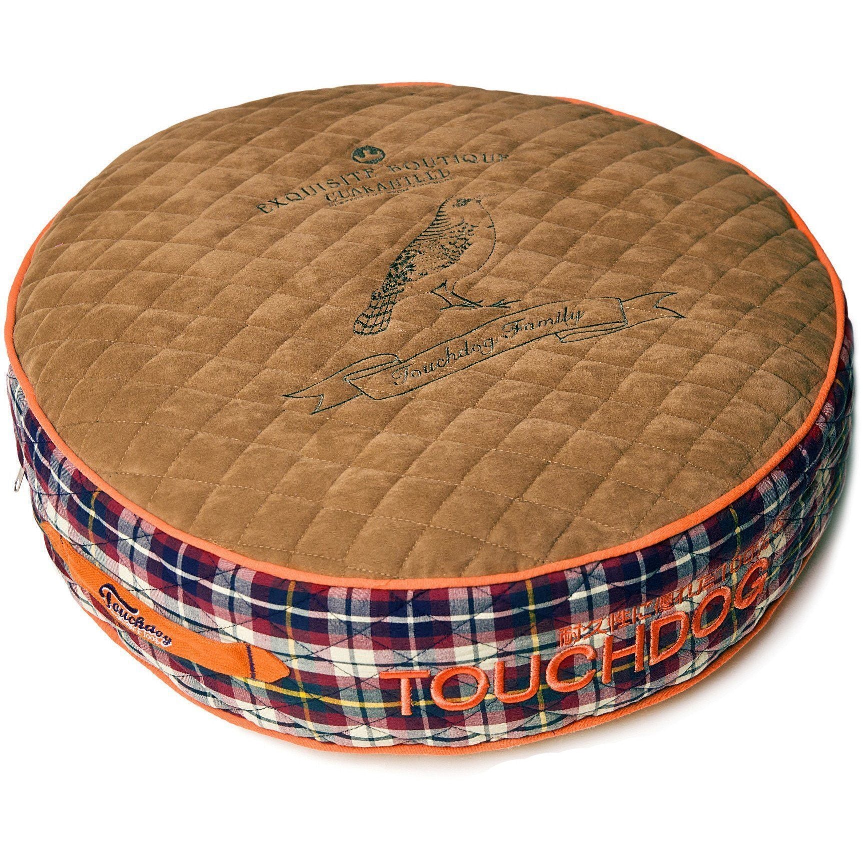 Touchdog ® 'Bark-Royale' Quilted and Raised Premium Rounded Designer Dog Bed - Image 6