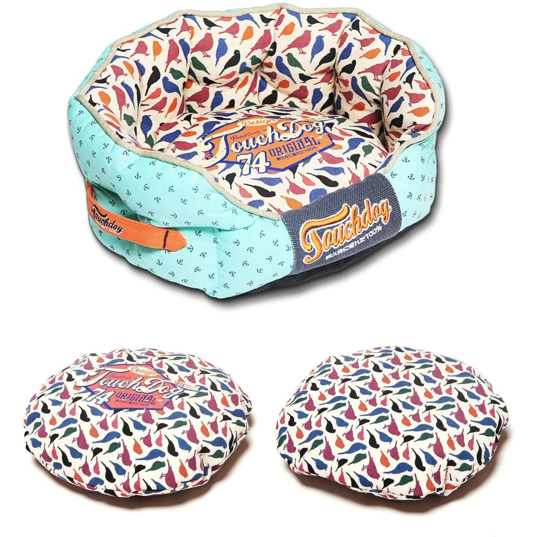 Touchdog ® 'Chirpin-Avery' Rounded Premium Designer Dog Bed - Image 4
