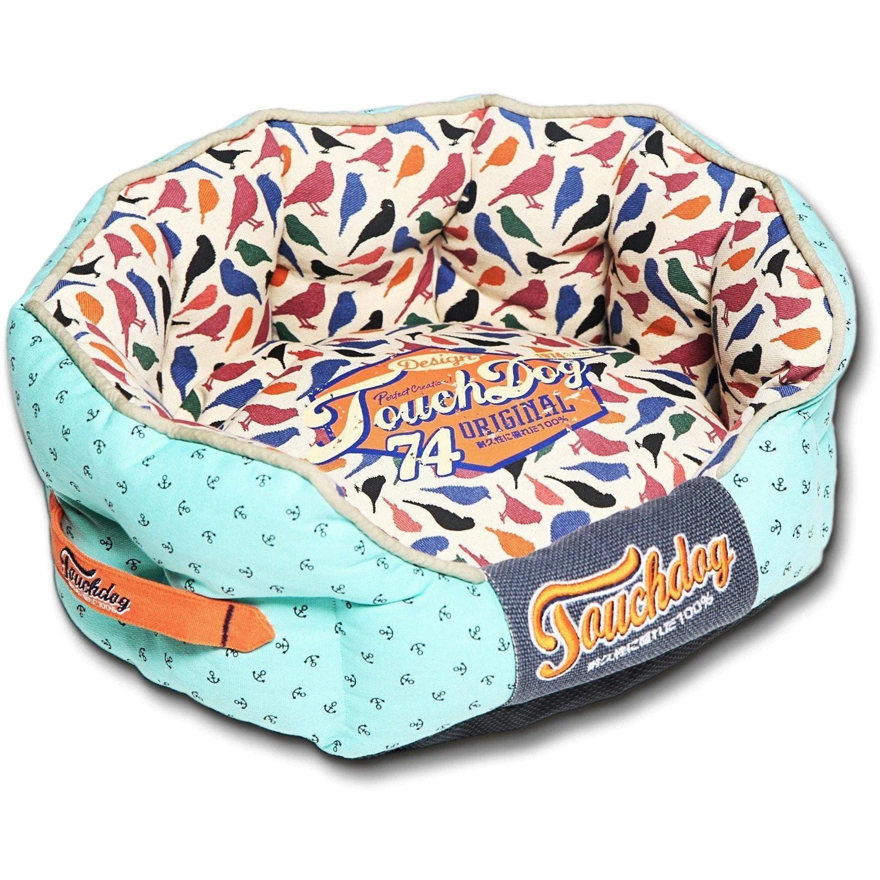 Touchdog ® 'Chirpin-Avery' Rounded Premium Designer Dog Bed - Image 6