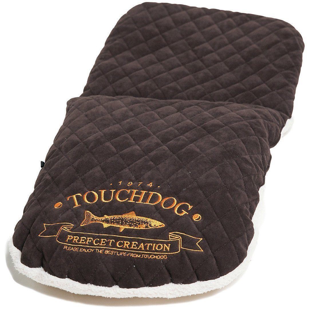 Touchdog ® 'Diamond Stitched' Panoramic Designer Cat Bed w/ Teaser Toy - Image 6