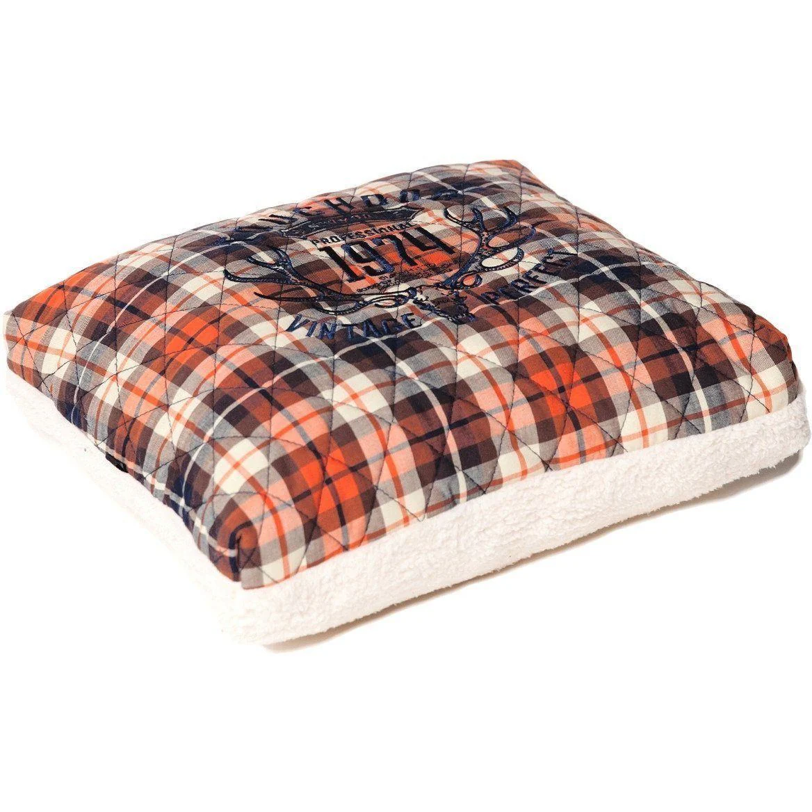 Touchdog ® 'Exquisite-Wuff' Quilted Squared Designer Dog Bed - Image 2