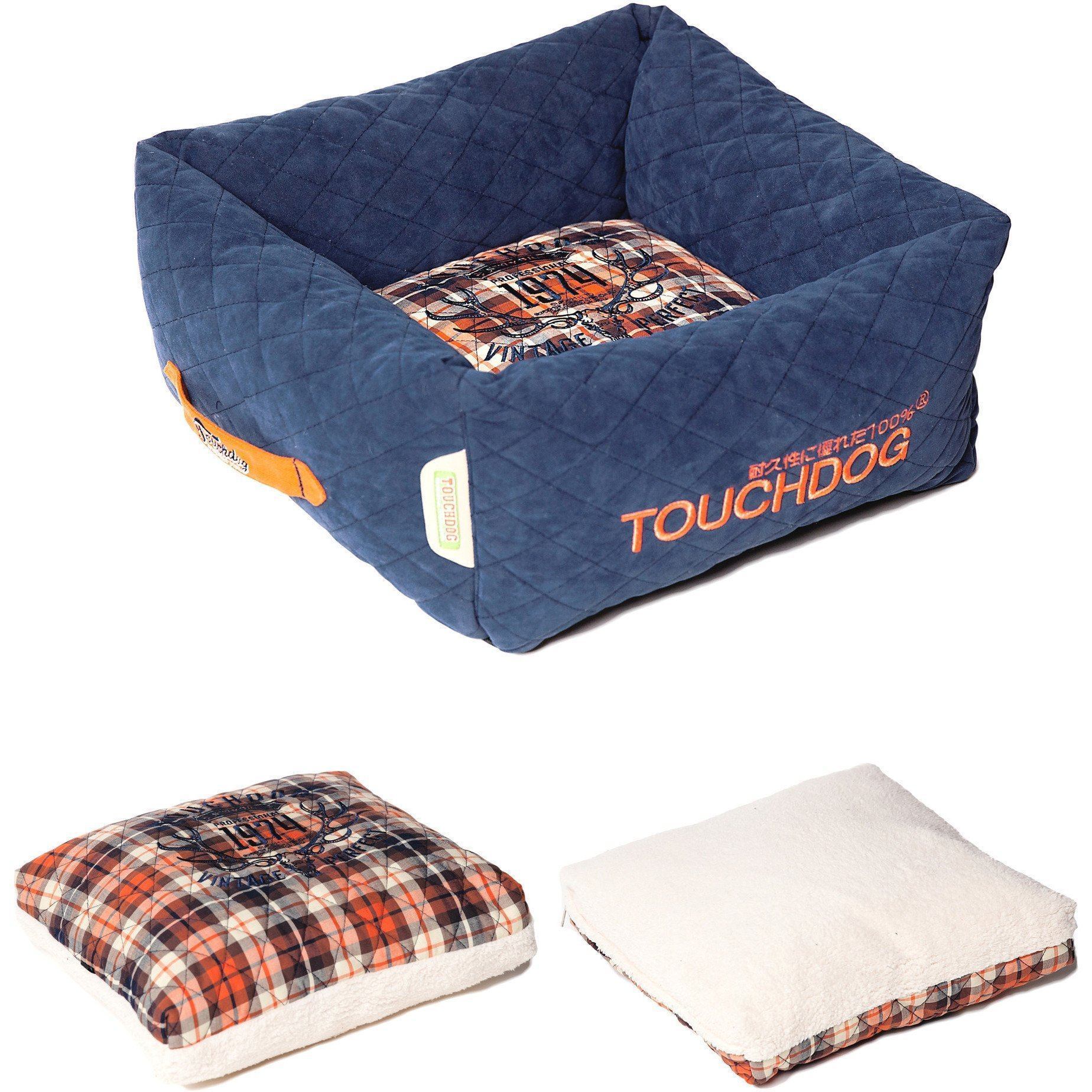 Touchdog ® 'Exquisite-Wuff' Quilted Squared Designer Dog Bed - Image 3