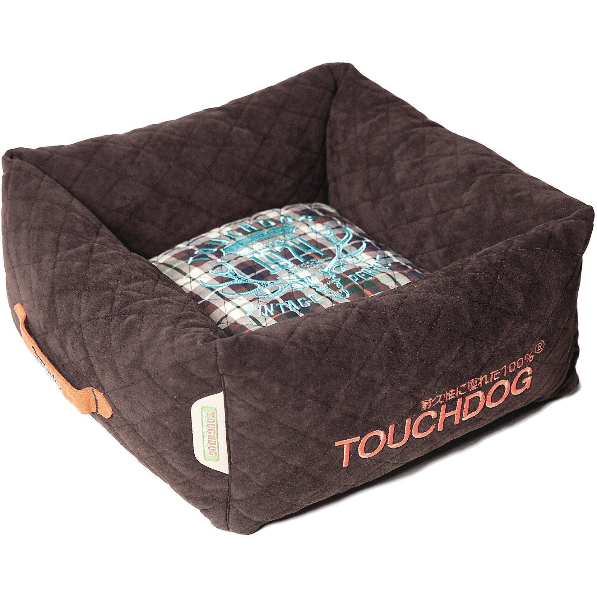 Touchdog ® 'Exquisite-Wuff' Quilted Squared Designer Dog Bed - Image 8
