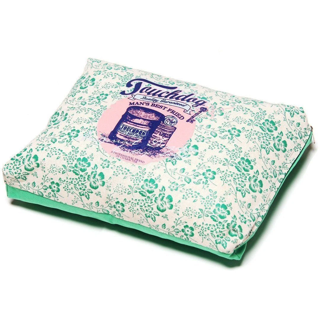 Touchdog ® 'Floral-Galoral' Designer Rectangular Dog Bed - Image 2