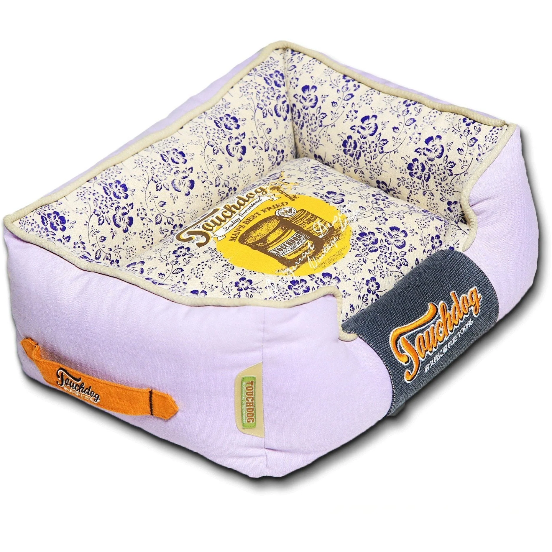 Touchdog ® 'Floral-Galoral' Designer Rectangular Dog Bed - Image 9