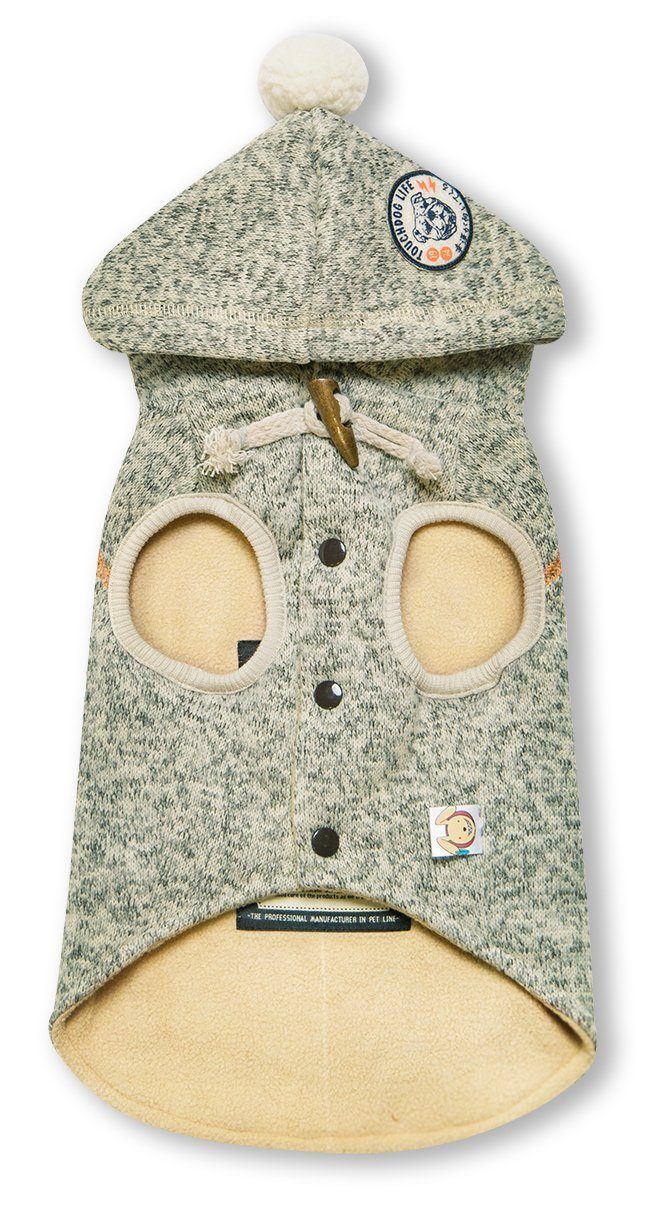 Touchdog ® Hippie Embellished Sleeveless Pompom Hooded Fashion Dog Sweater - Image 4