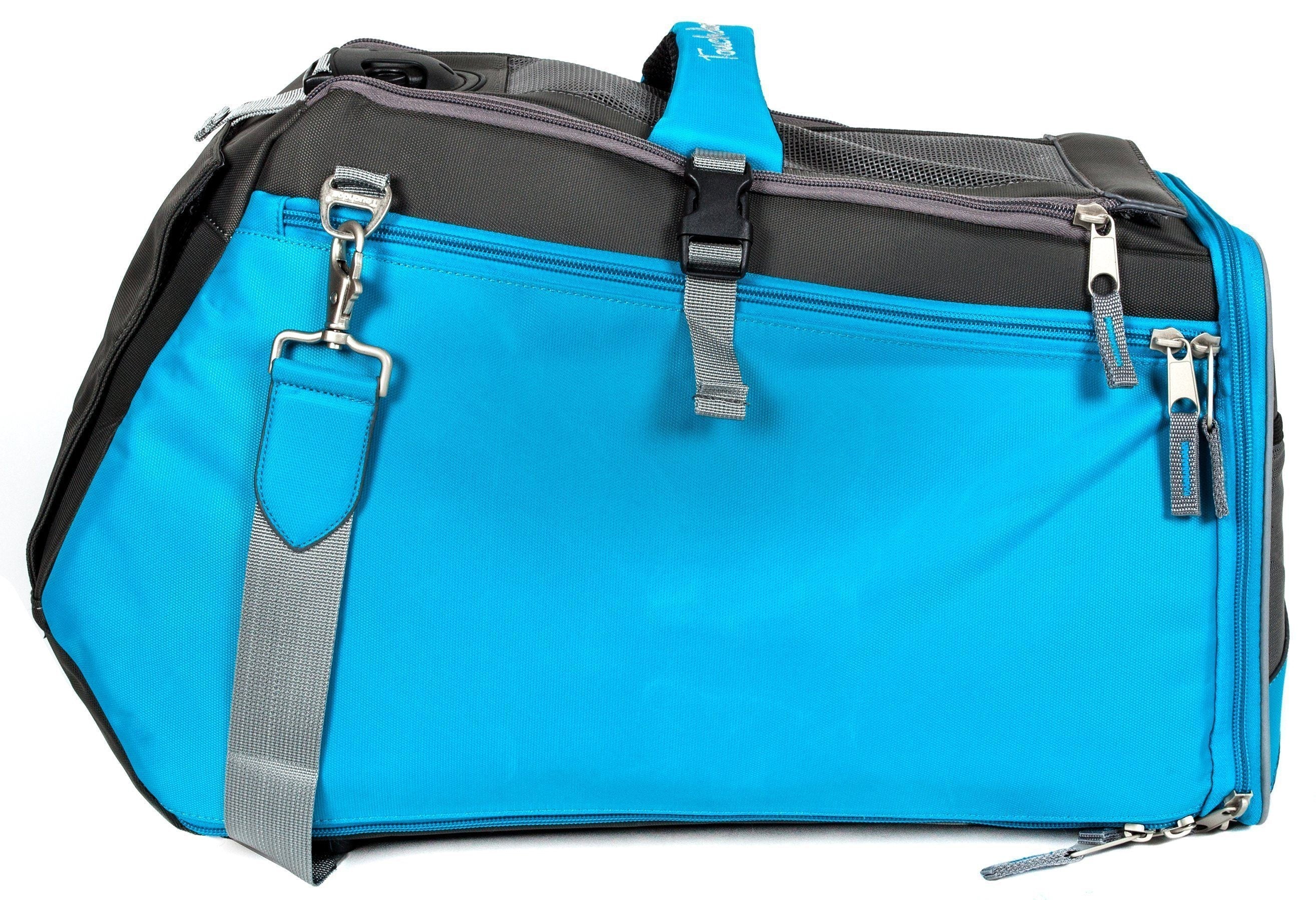 Touchdog ® 'Modern-Glide' Airline Approved Water-Resistant Sporty Travel Fashion Pet Dog Carrier - Image 13