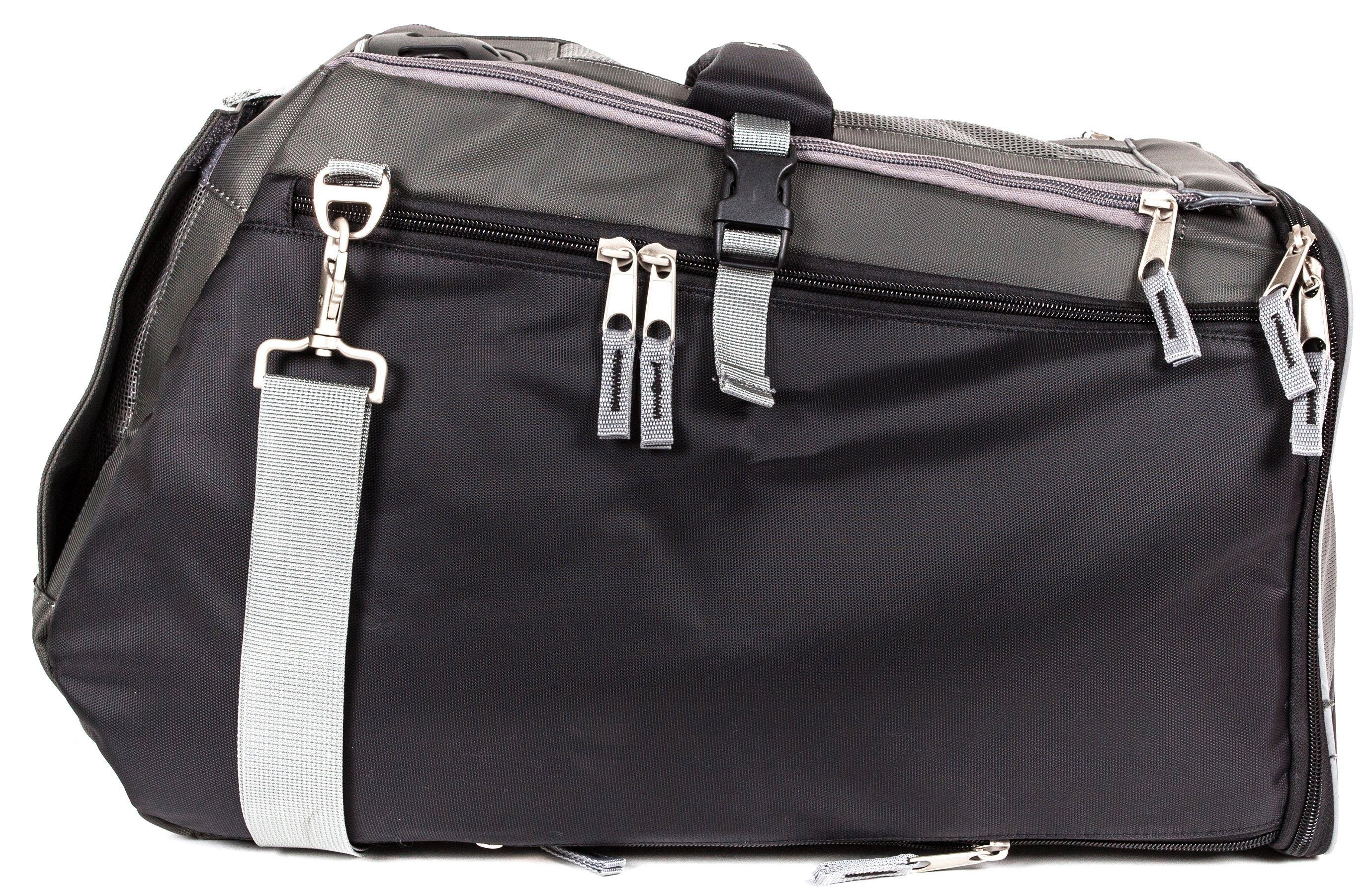 Touchdog ® 'Modern-Glide' Airline Approved Water-Resistant Sporty Travel Fashion Pet Dog Carrier - Image 14