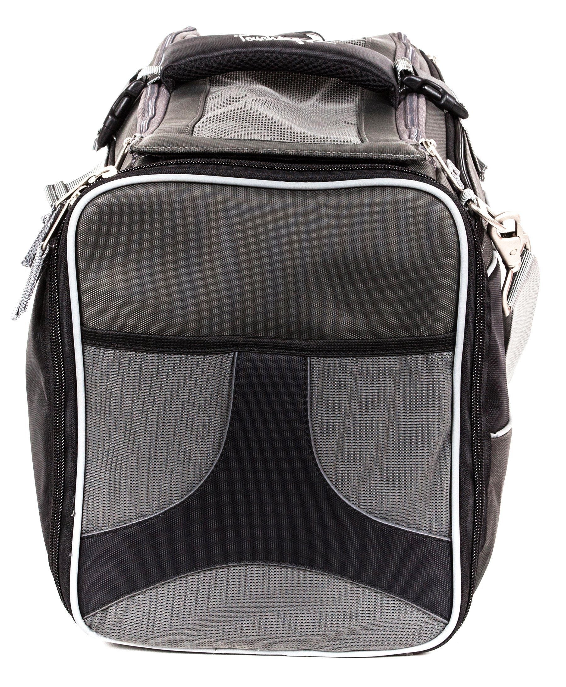 Touchdog ® 'Modern-Glide' Airline Approved Water-Resistant Sporty Travel Fashion Pet Dog Carrier - Image 17