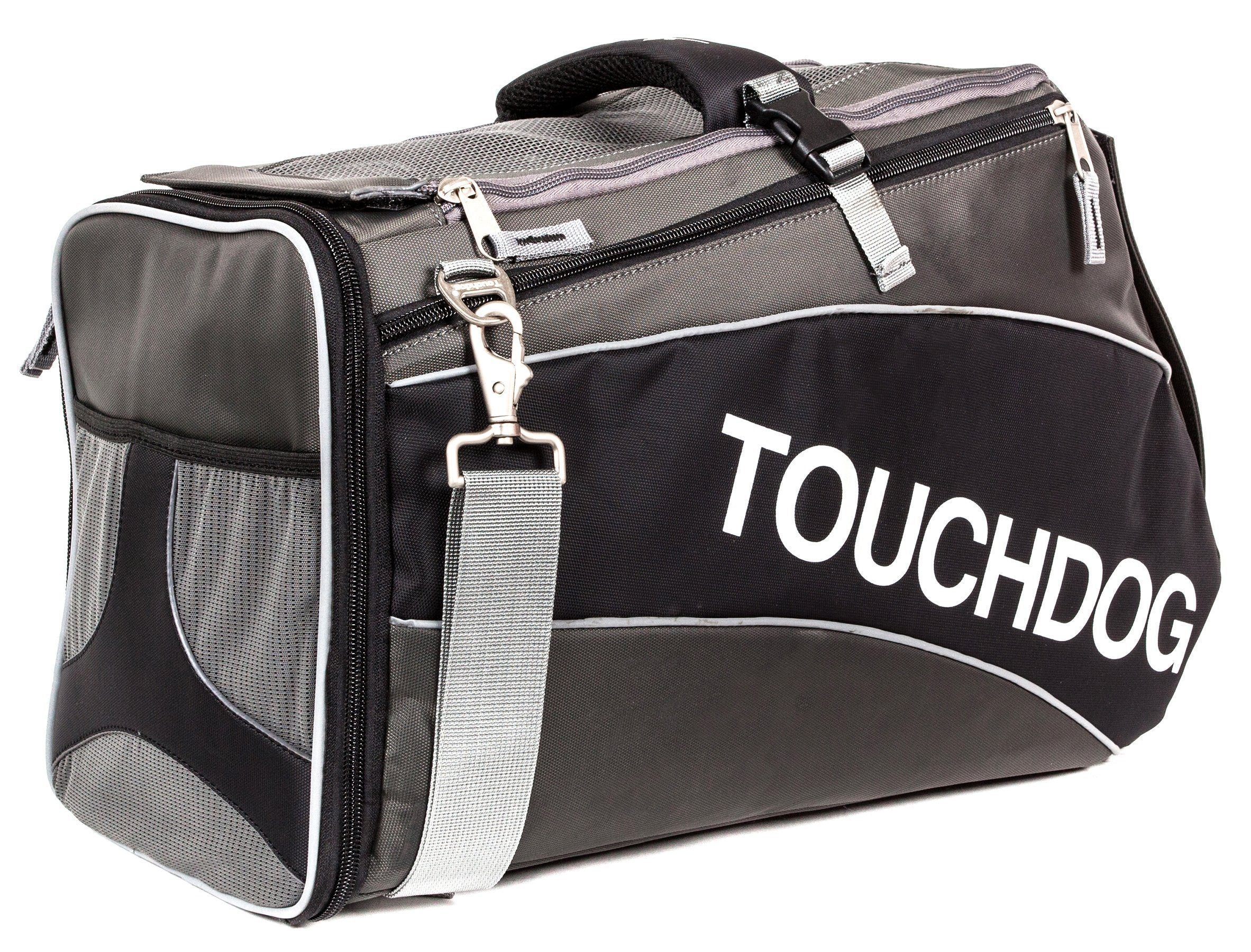 Touchdog ® 'Modern-Glide' Airline Approved Water-Resistant Sporty Travel Fashion Pet Dog Carrier - Image 20