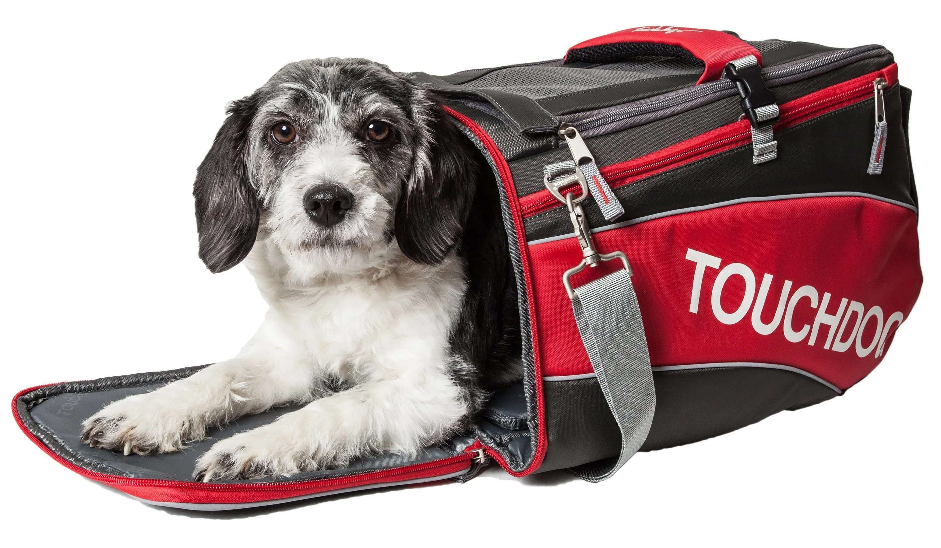 Touchdog ® 'Modern-Glide' Airline Approved Water-Resistant Sporty Travel Fashion Pet Dog Carrier - Image 25