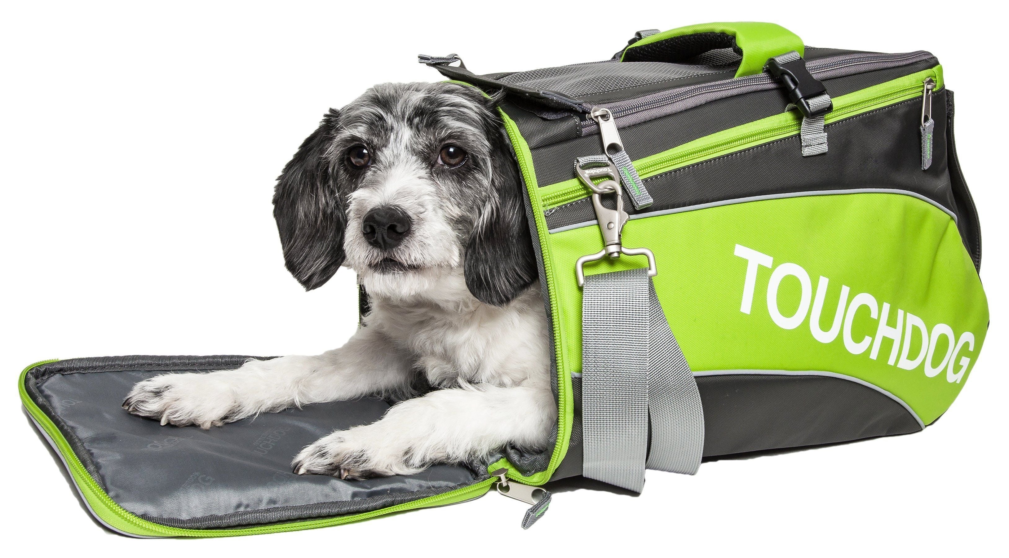 Touchdog ® 'Modern-Glide' Airline Approved Water-Resistant Sporty Travel Fashion Pet Dog Carrier - Image 27
