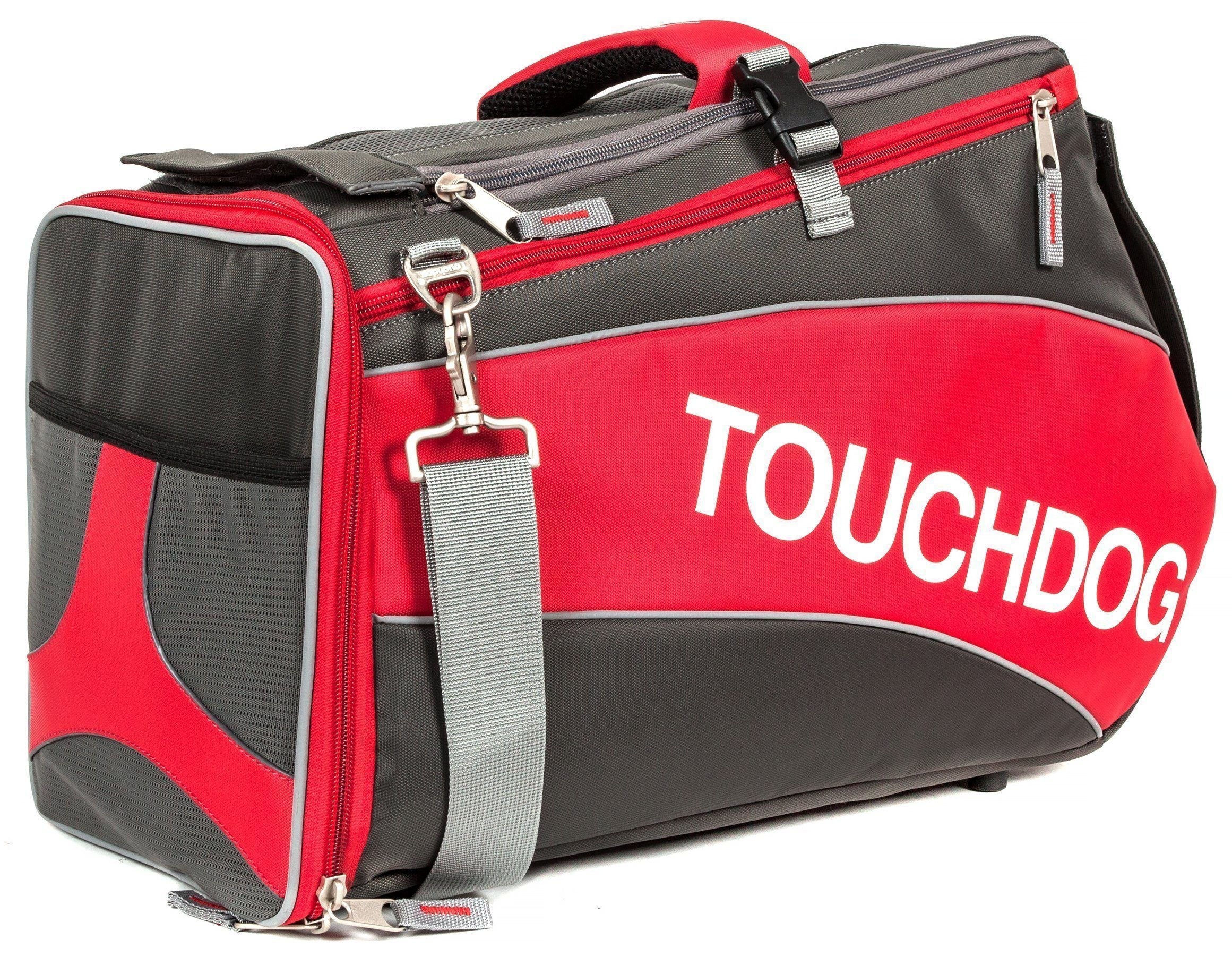 Touchdog ® 'Modern-Glide' Airline Approved Water-Resistant Sporty Travel Fashion Pet Dog Carrier - Image 5