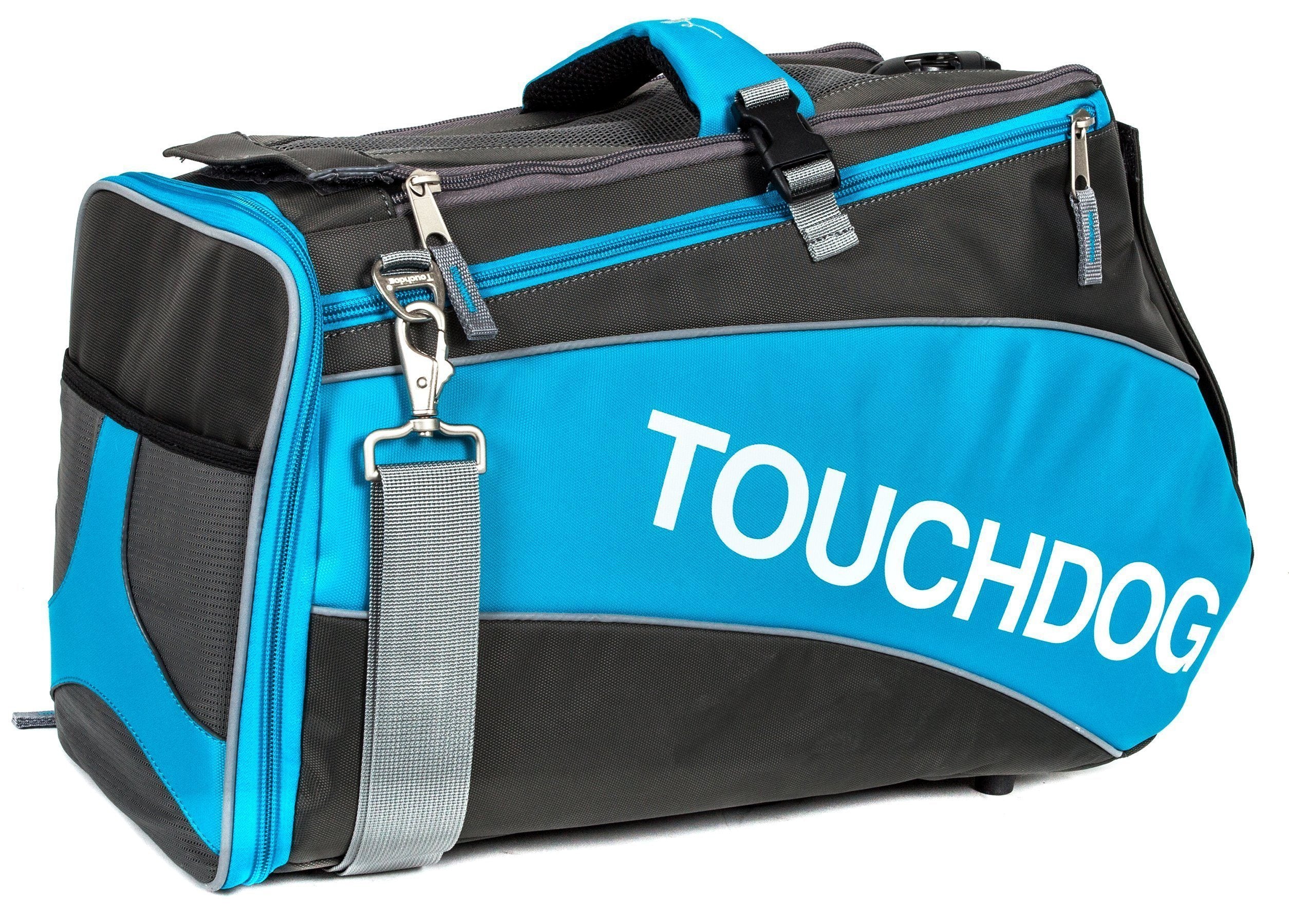 Touchdog ® 'Modern-Glide' Airline Approved Water-Resistant Sporty Travel Fashion Pet Dog Carrier - Image 6