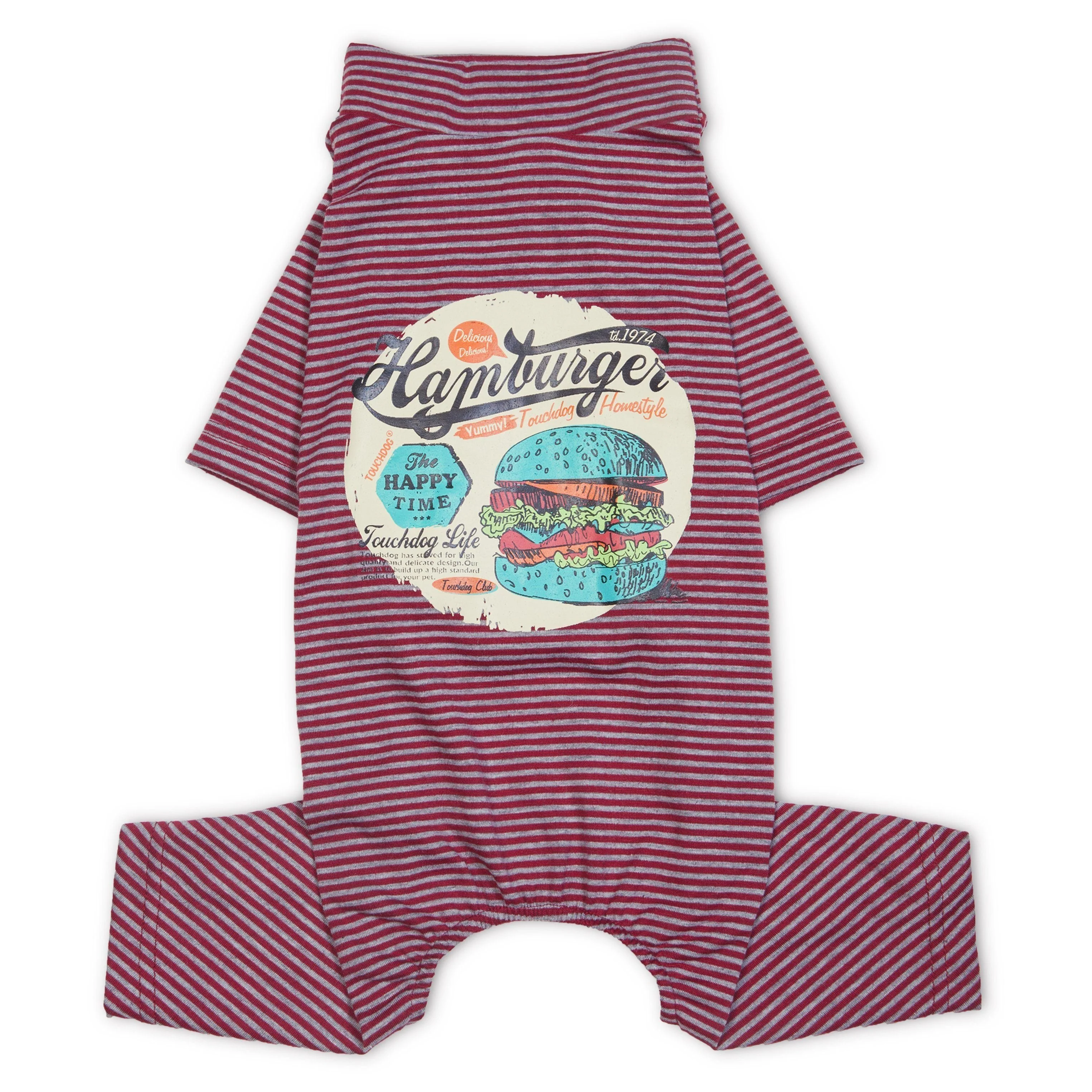 Touchdog ® Onesie Lightweight and Breathable Full Body Dog Pajamas Jumpsuit - Image 2