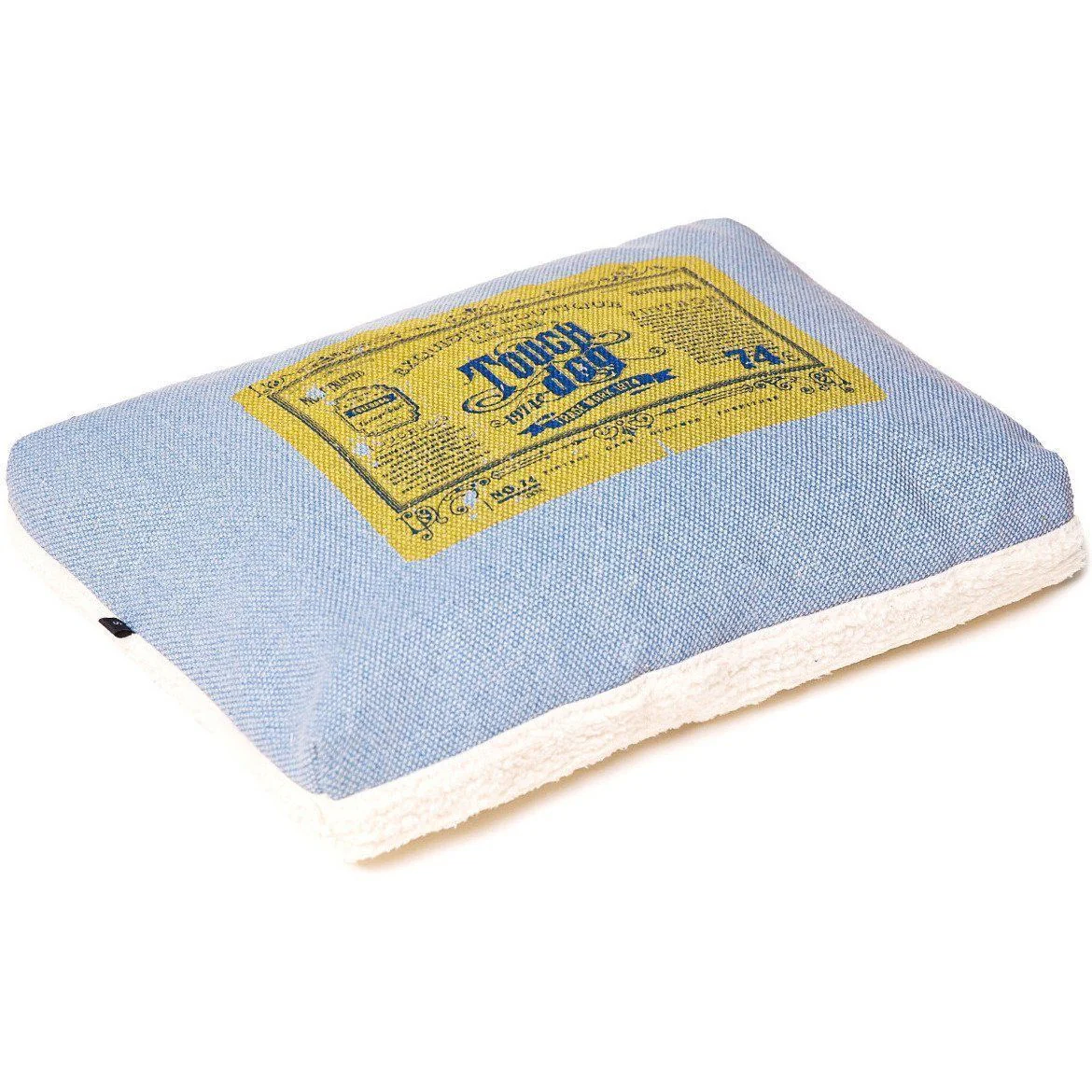 Touchdog ® Original Denim Reversible Designer Rectangular Dog Bed - Image 5