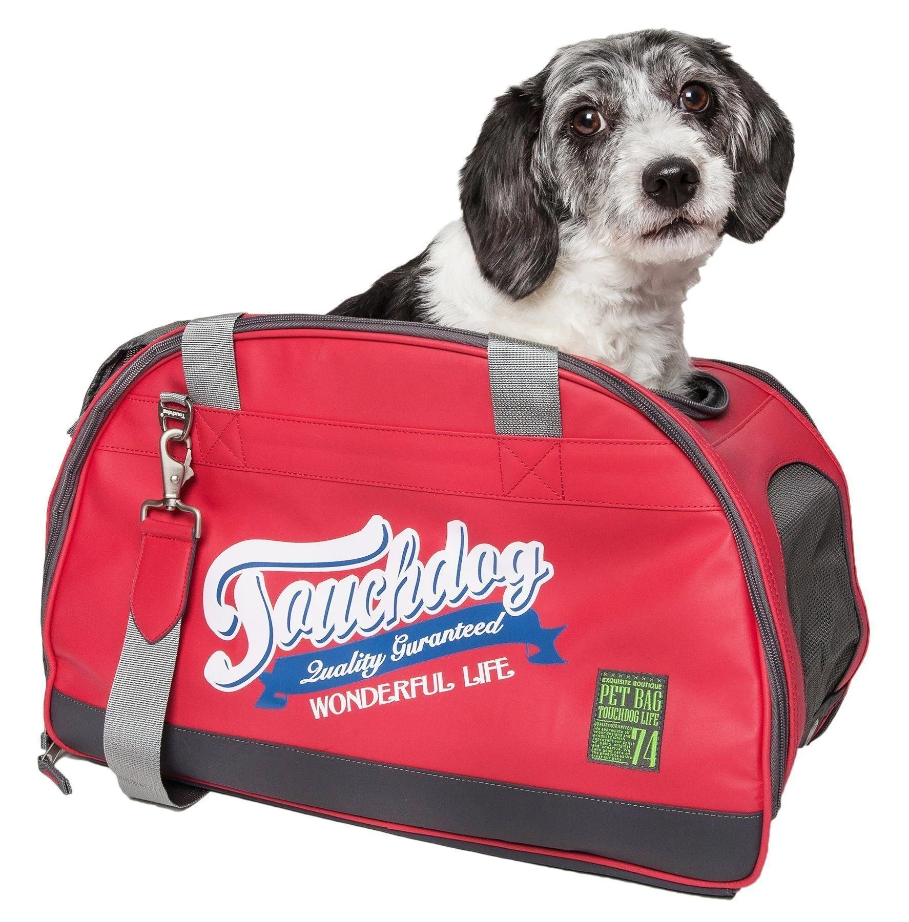 Touchdog ® Original Wick-Guard Water Resistant Airline Approved Travel Dog Carrier - Image 2