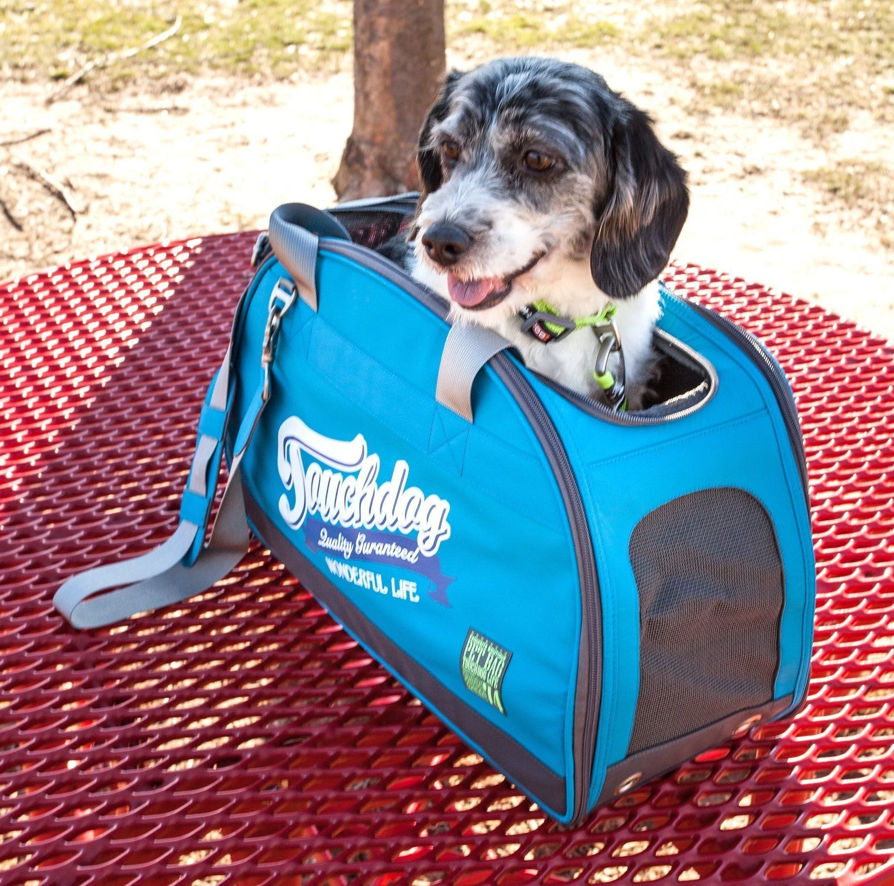 Touchdog ® Original Wick-Guard Water Resistant Airline Approved Travel Dog Carrier - Image 25
