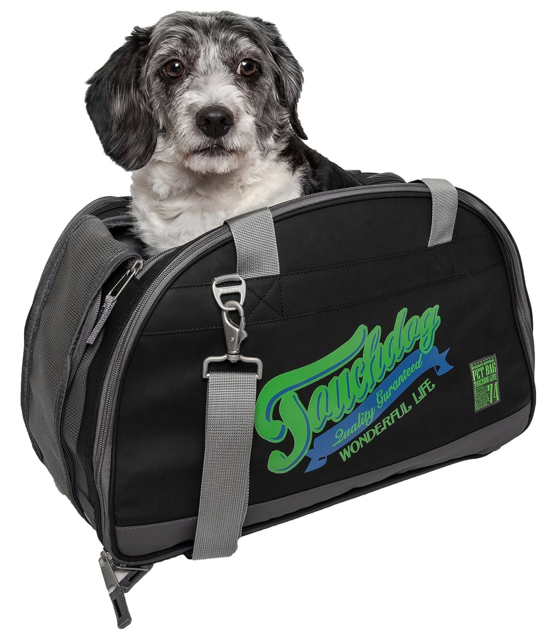 Touchdog ® Original Wick-Guard Water Resistant Airline Approved Travel Dog Carrier - Image 3