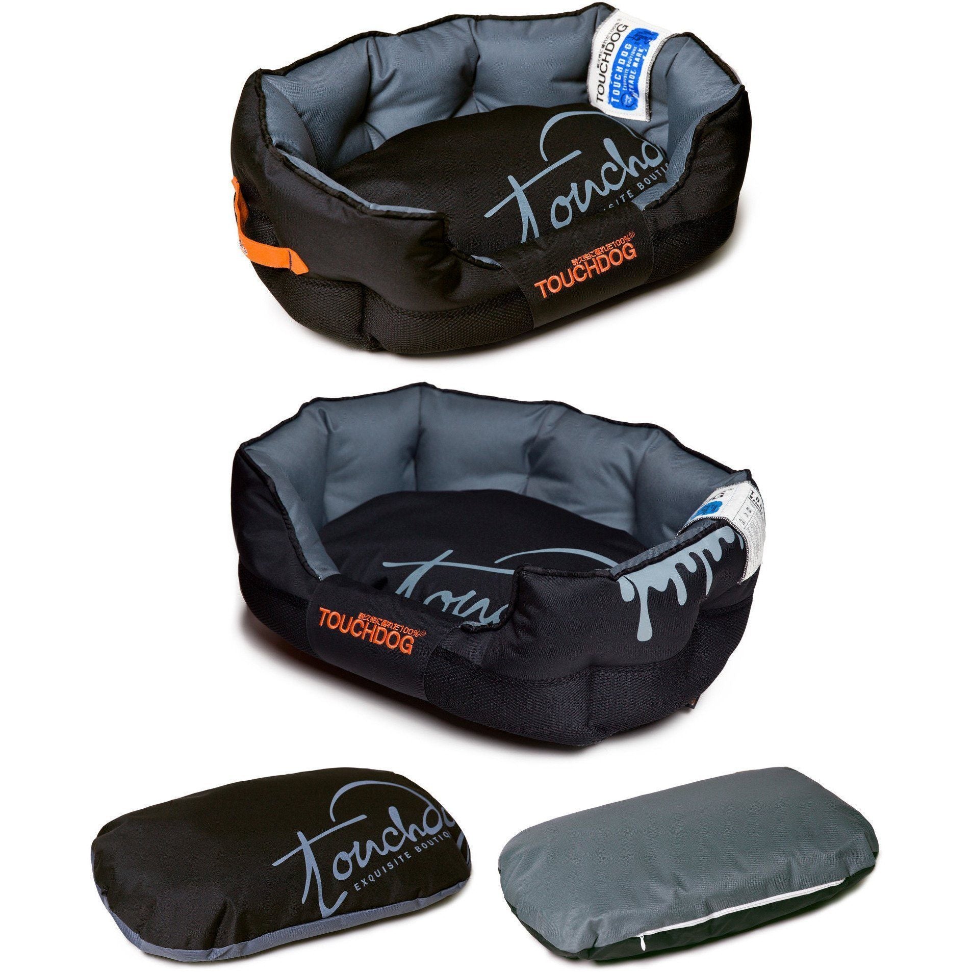 Touchdog ® 'Performance-Max' Sporty Reflective Water-Resistant Dog Bed - Image 4