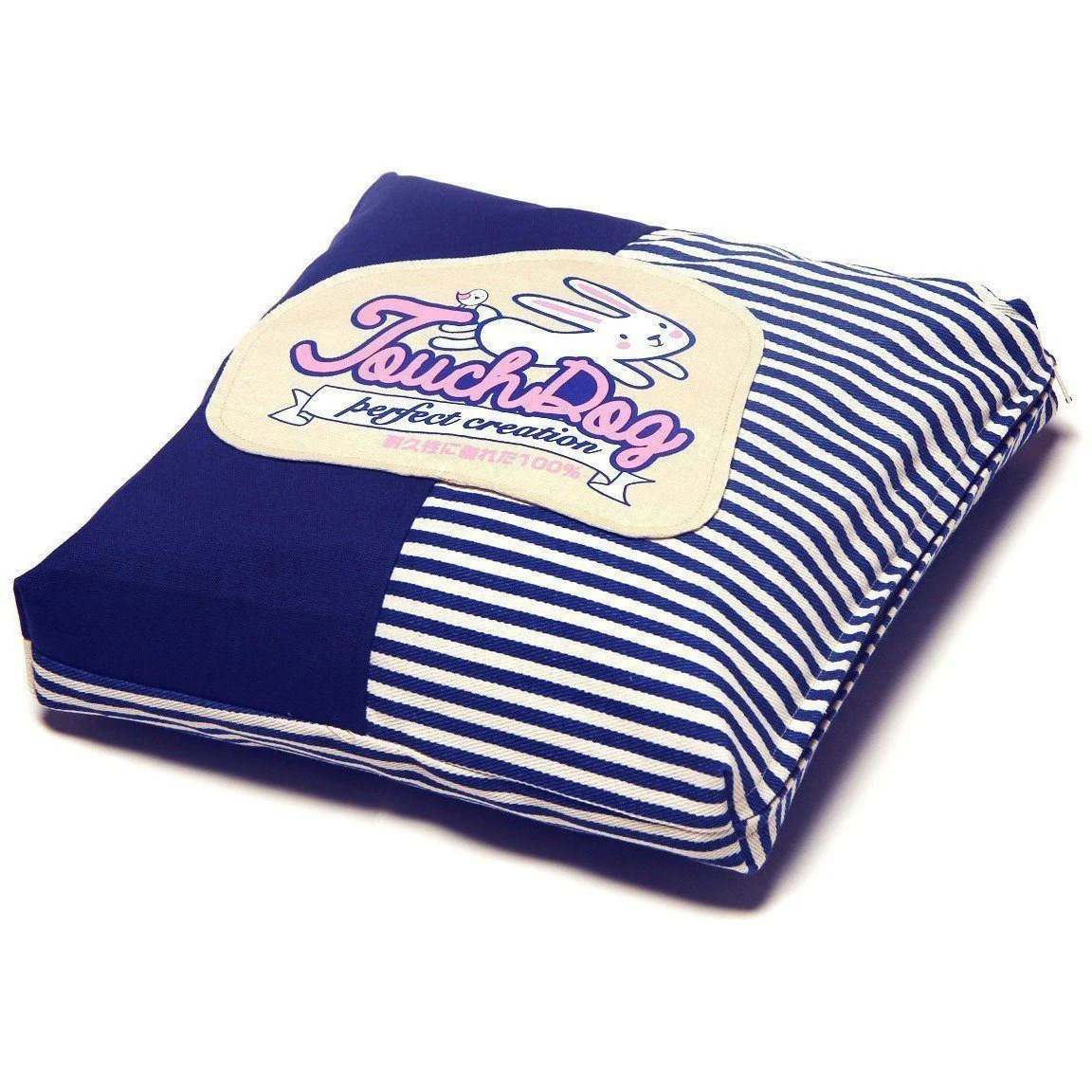 Touchdog ® 'Polka-Striped' Designer Premium Squared Dog Bed - Image 6