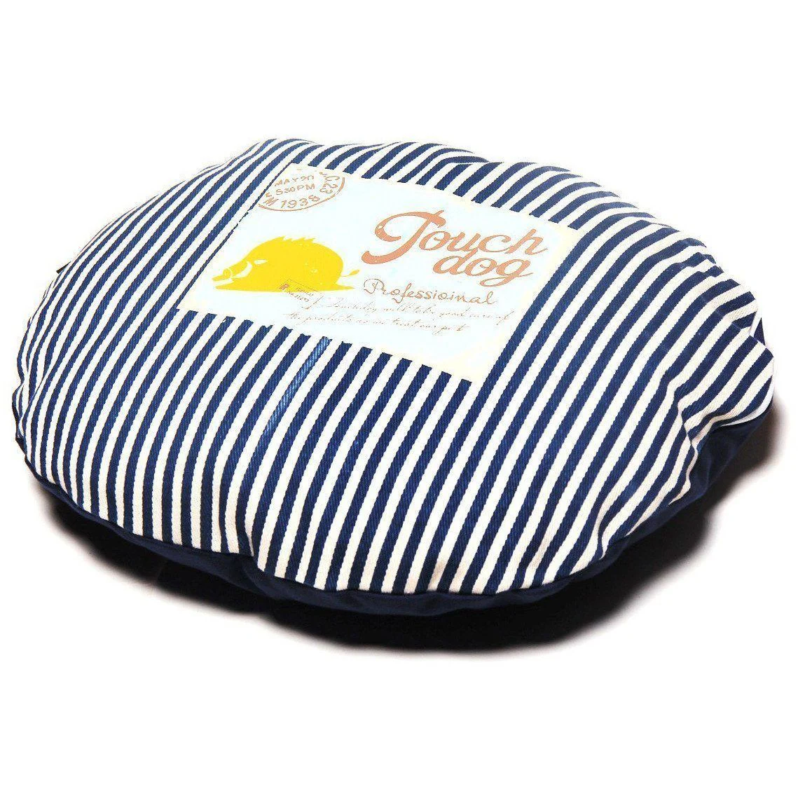 Touchdog ® 'Polka-Striped' Polo Designer Premium Rounded Dog Bed - Image 7