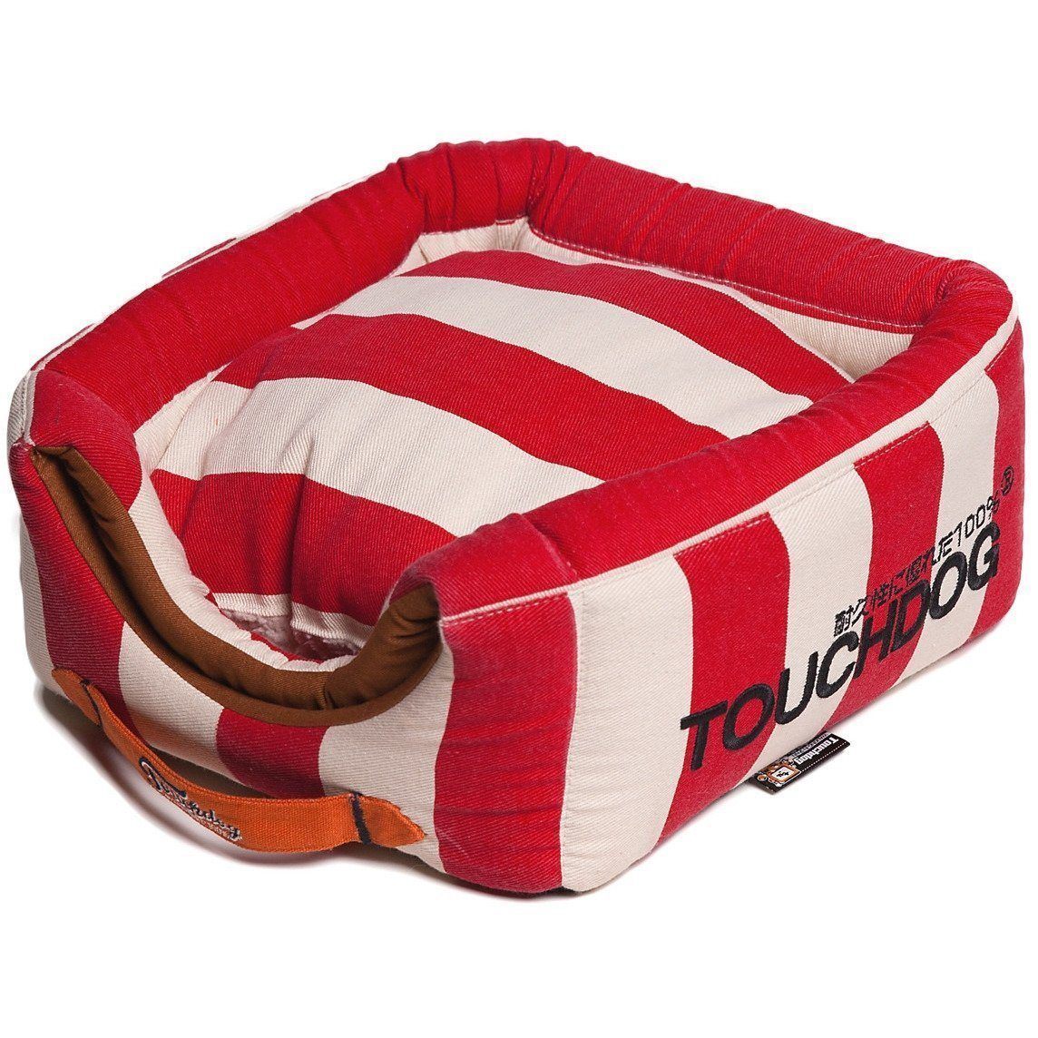Touchdog ® 'Polo-Striped' 2-in-1 Convertible and Collapsible Dog and Cat Bed - Image 13